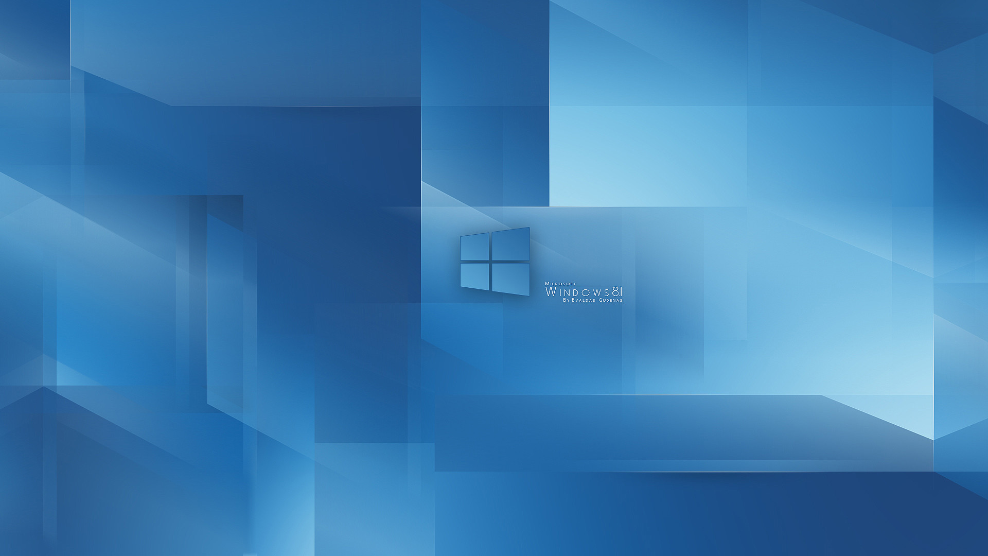 Windows 8, Logo Windows, Astratto, Blu, 1920x1080, sfondo per PC