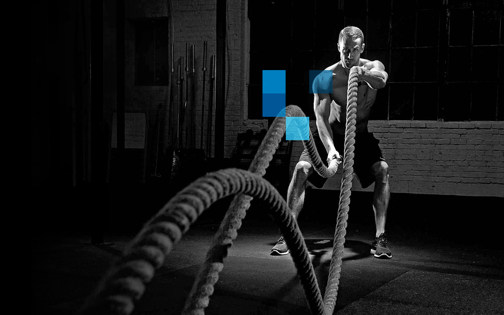 Battle rope, Allenamento funzionale, Bianco e nero, 1920x1200, sfondo per PC