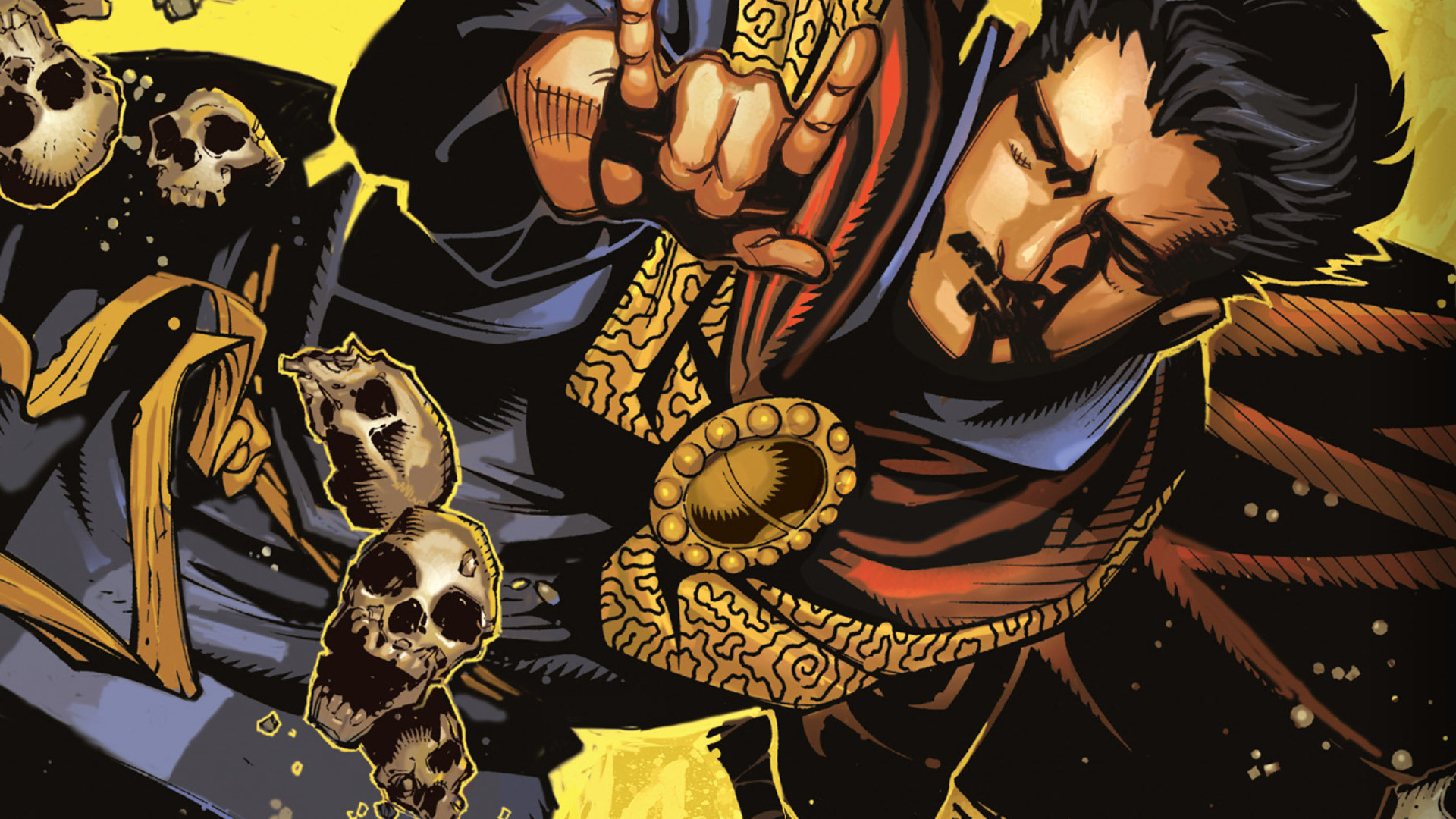 Doctor Strange, Marvel Comics, Teschi, Fumetto, Full HD 1080p, sfondo desktop