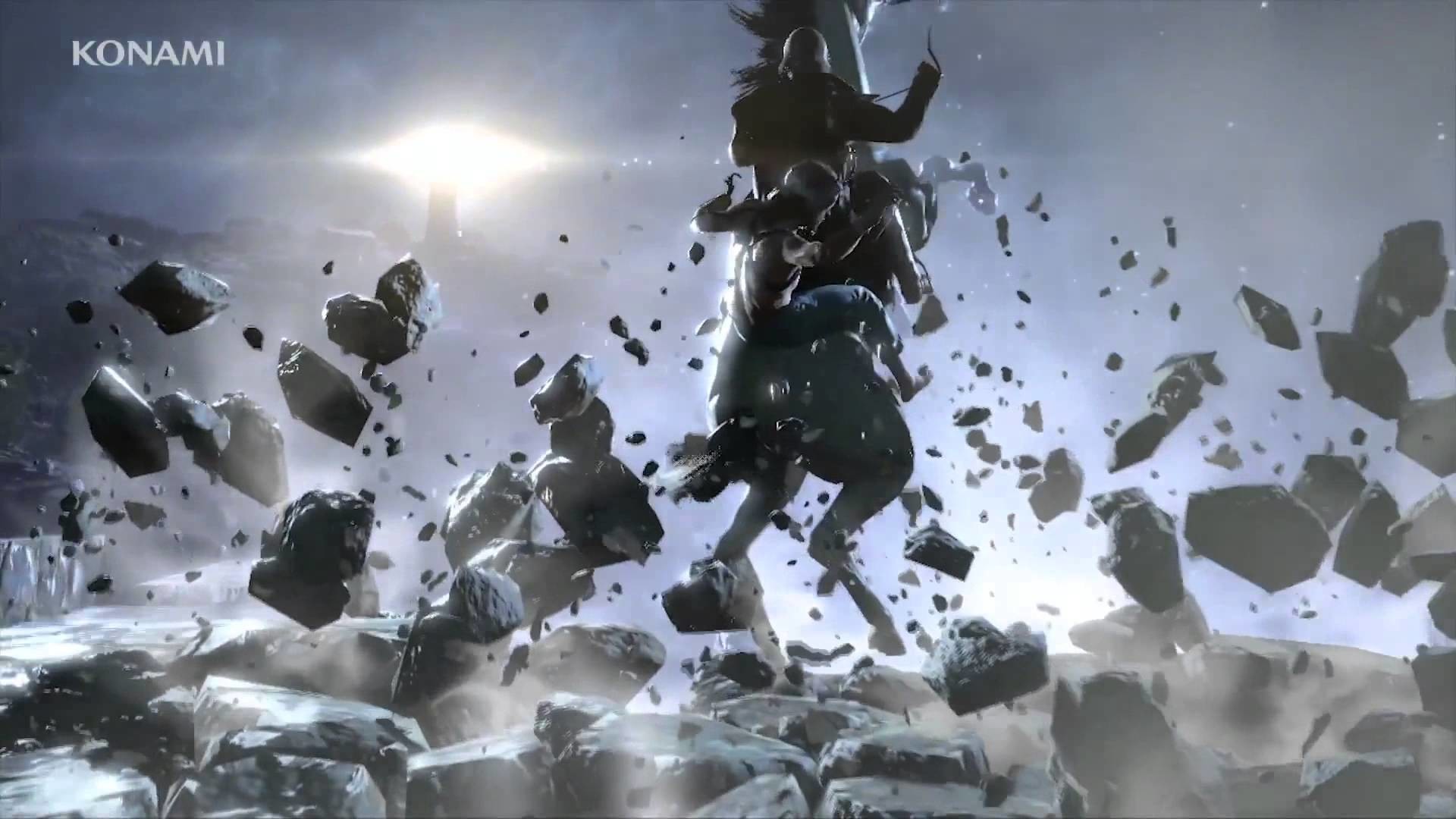Metal Gear Solid V, Detriti, Esplosione, Full HD, sfondo Windows 11