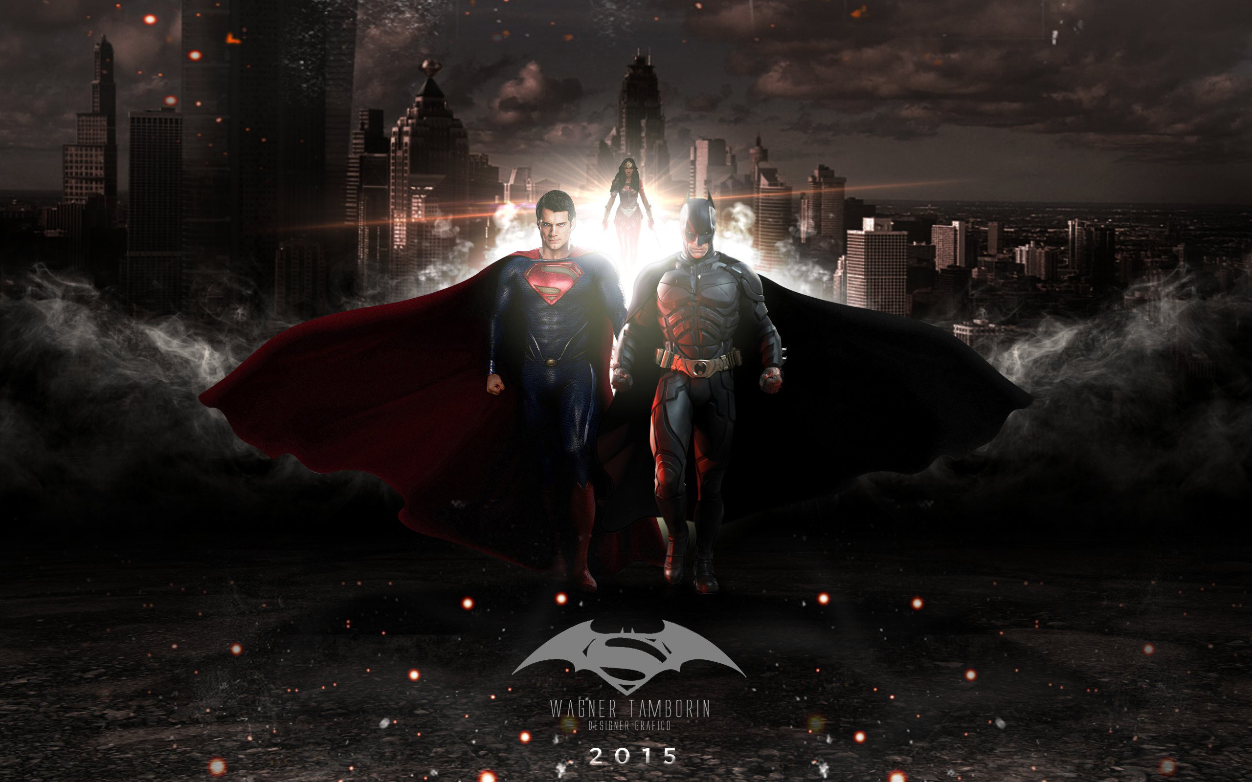 Superman, Batman, Batman v Superman: Dawn of Justice, Gotham City, wallpaper per portatile
