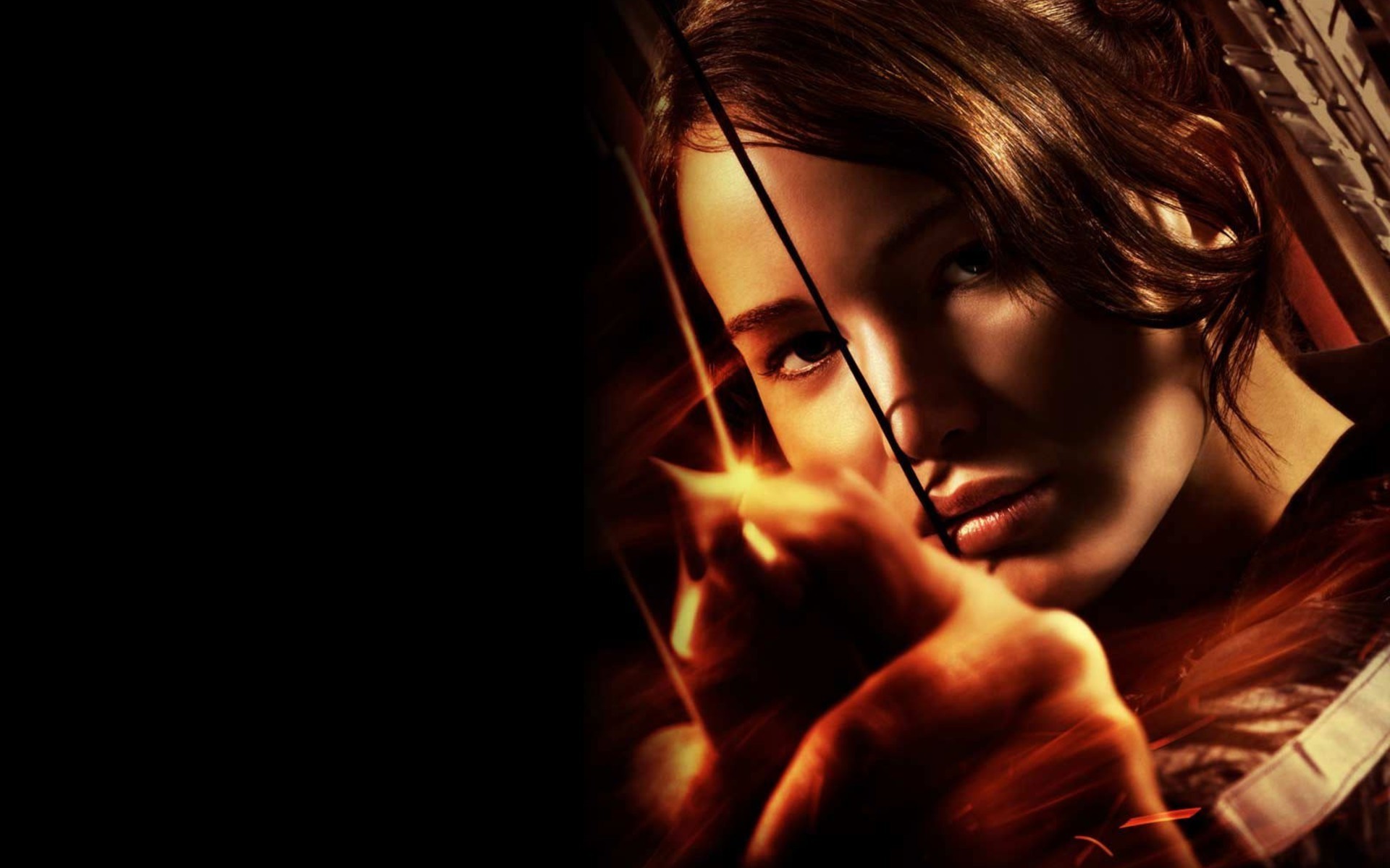 Jennifer Lawrence, Katniss Everdeen, Hunger Games, Arco, 1920x1200, immagine di sfondo