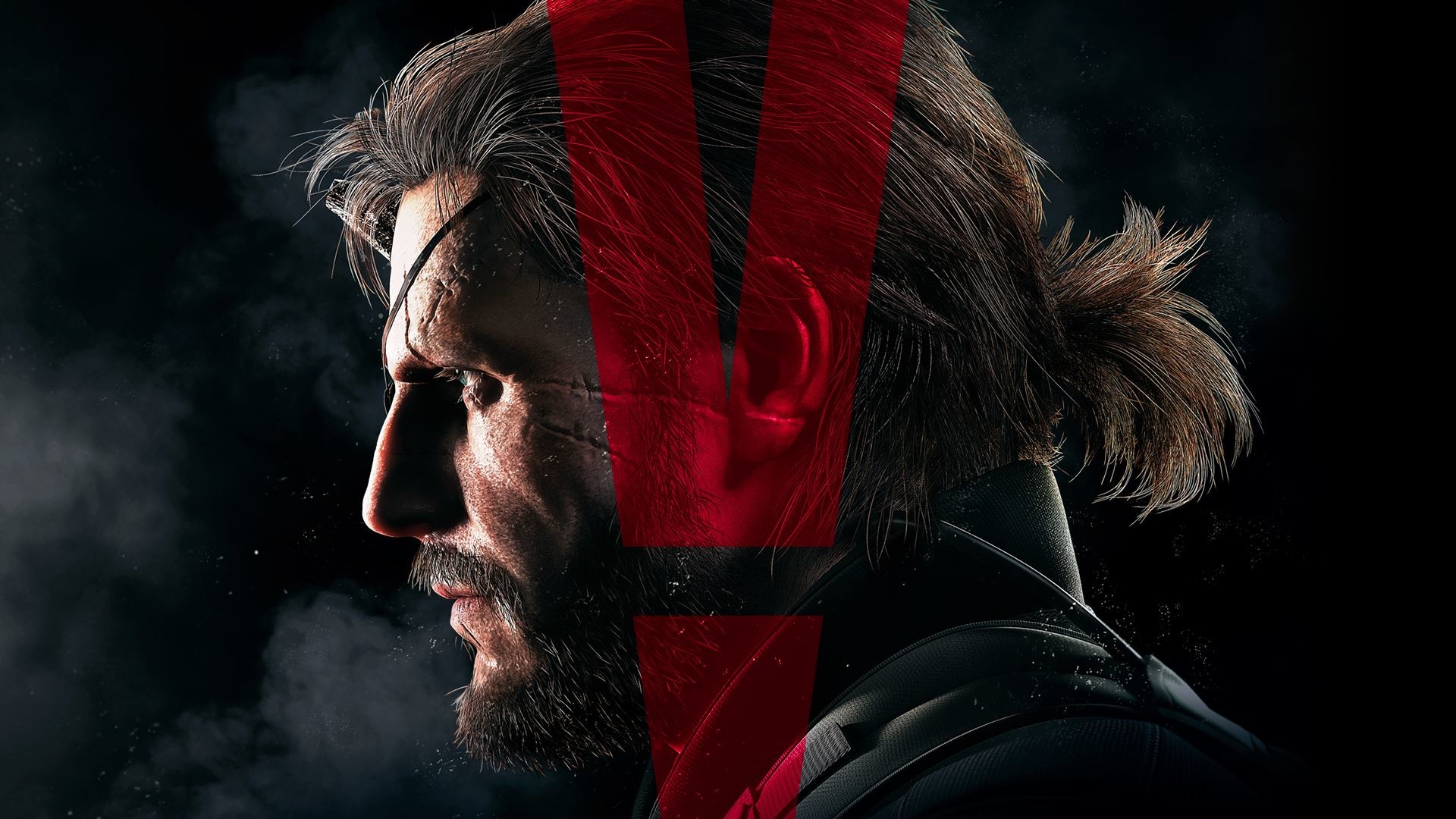Venom Snake, Metal Gear Solid V: The Phantom Pain, Profilo, Toni scuri, sfondo desktop Full HD