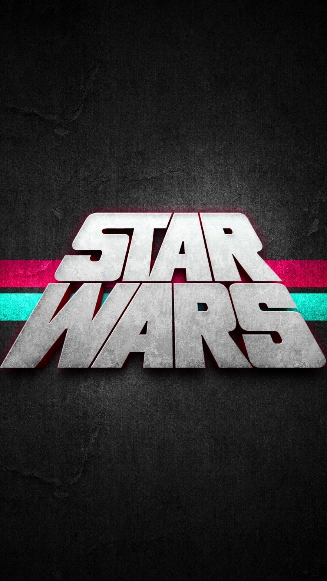 Star Wars, Logo, Sfondo scuro, Full HD, schermata di blocco iPhone 7