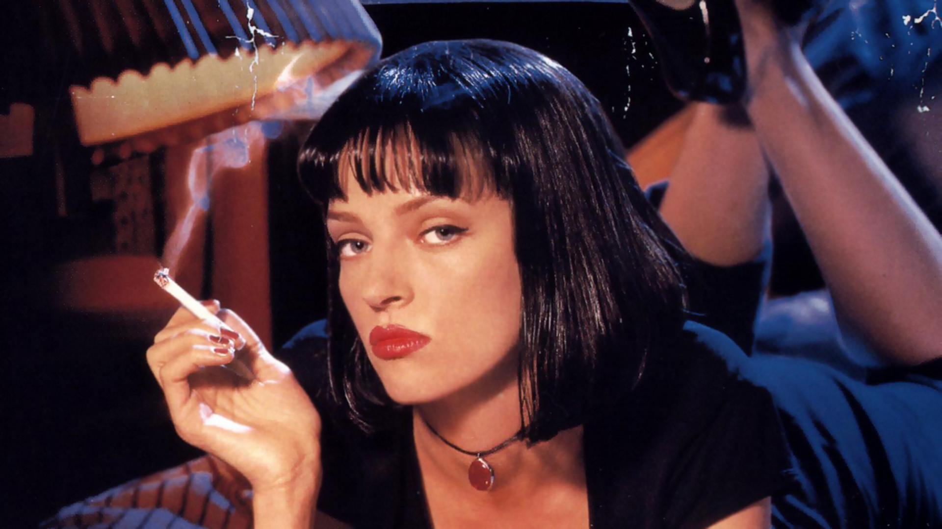 Mia Wallace, Uma Thurman, Pulp Fiction, Primo piano, Full HD, sfondo per PC