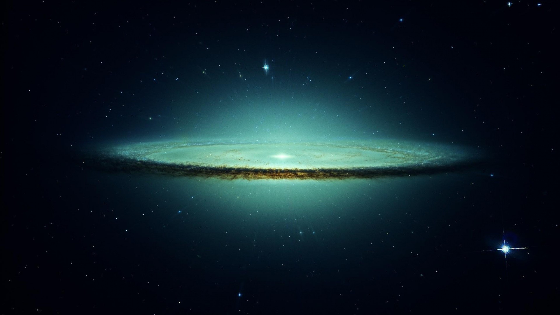 Galassia Sombrero, Spazio, Stelle, Full HD 1080p, sfondo desktop