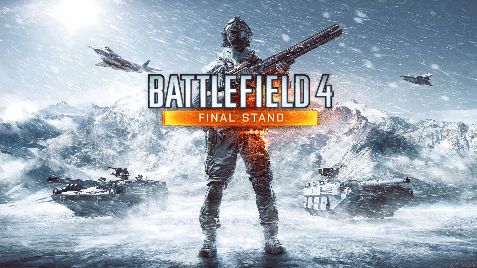 Battlefield 4: Final Stand, Battlefield 4, Soldato, Neve, Carri armati, Montagne, sfondo per PC