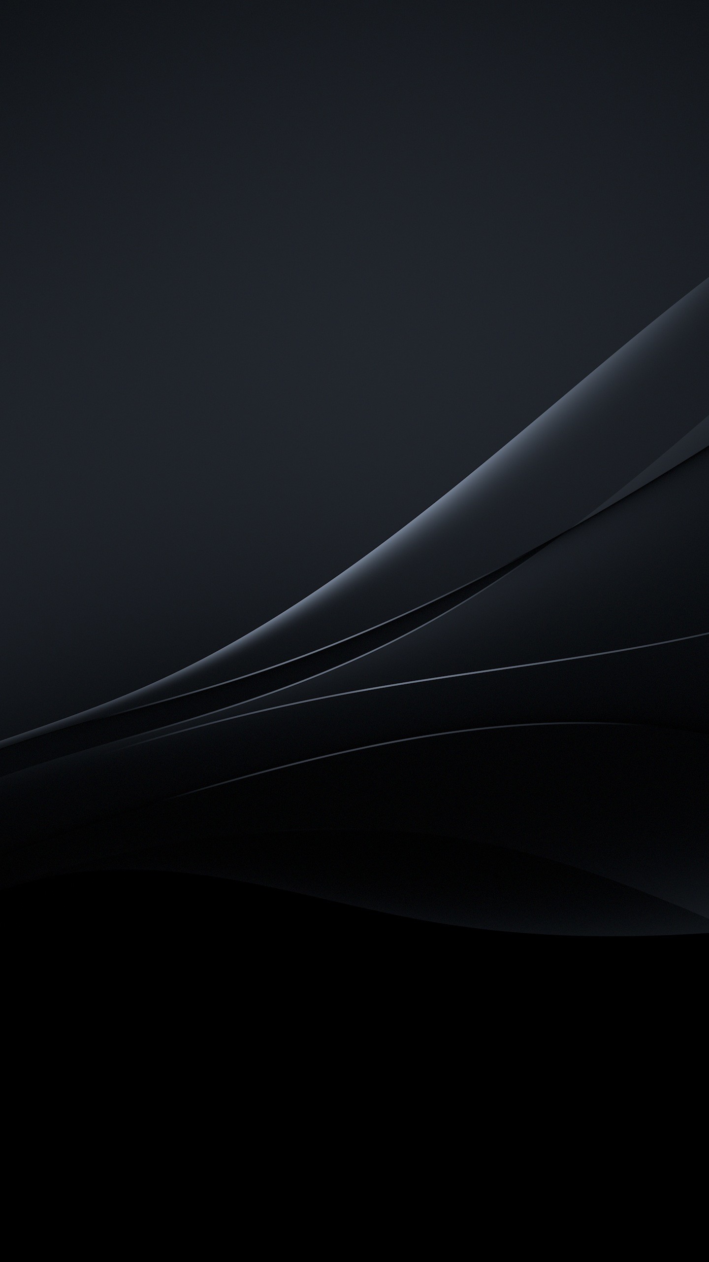 Sony Xperia Z5, Nero, Onde, QHD+, schermata di blocco del cellulare