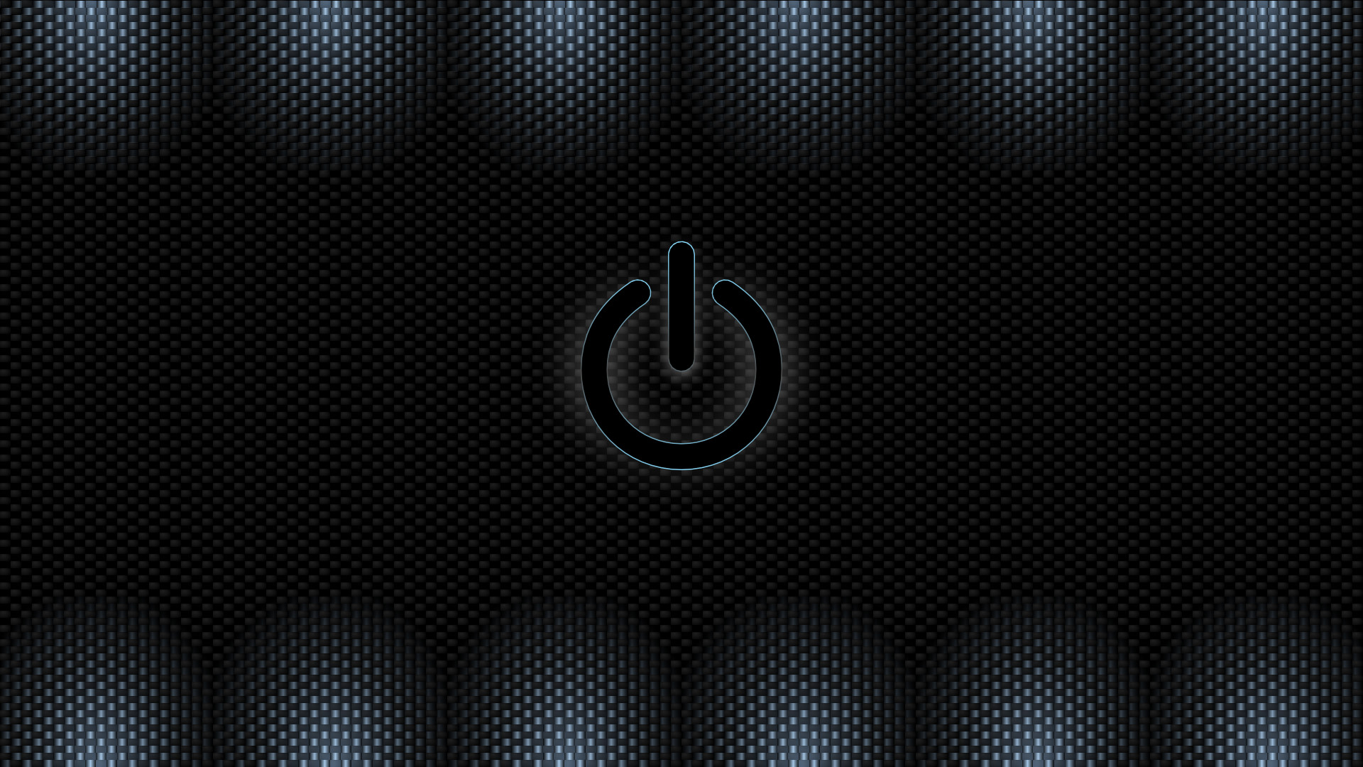 Pulsante di accensione, Fibra di carbonio, Nero, Minimalismo, 1920x1080, wallpaper desktop