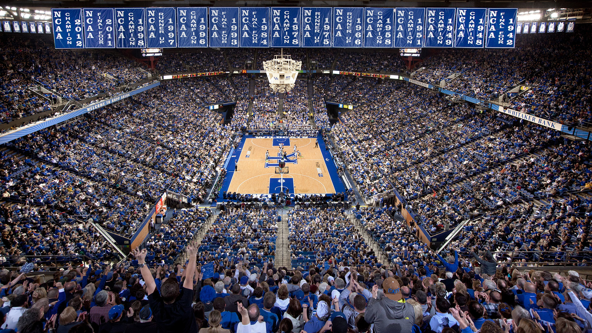 Rupp Arena, Kentucky Wildcats, Palazzetto, Pubblico, 1920x1080, sfondo per PC