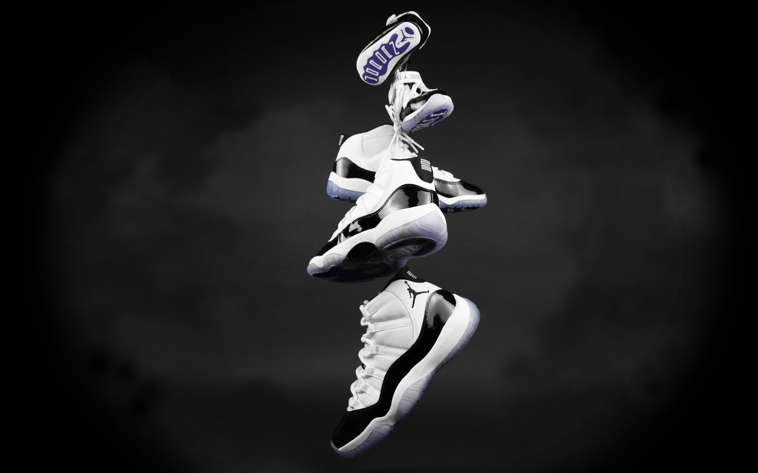 Air Jordan 11, Nike, Sneaker, Sfondo scuro, 2560x1600, wallpaper desktop