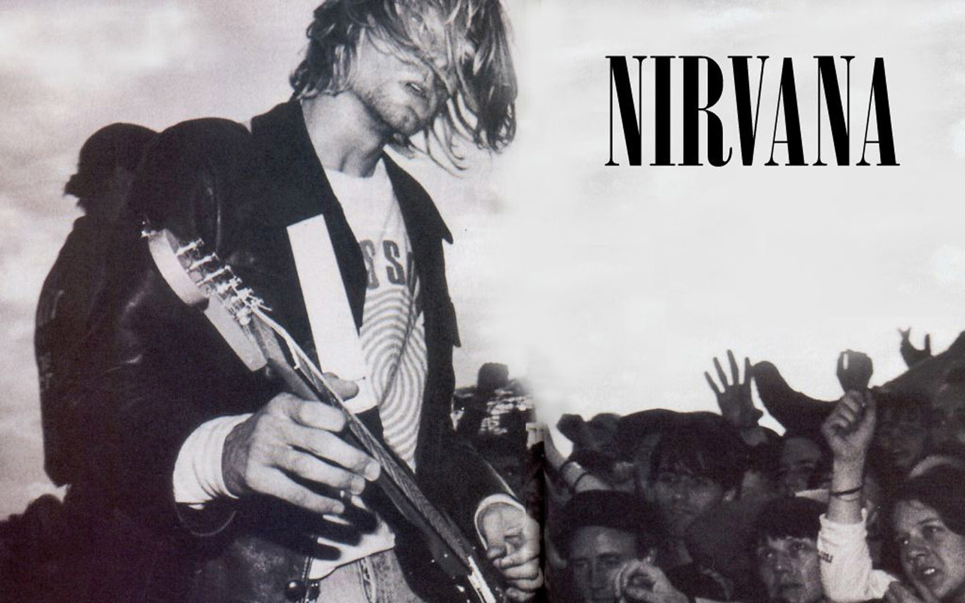 Kurt Cobain, Nirvana, Chitarra, Concerto, 16:10 Full HD, sfondo widescreen