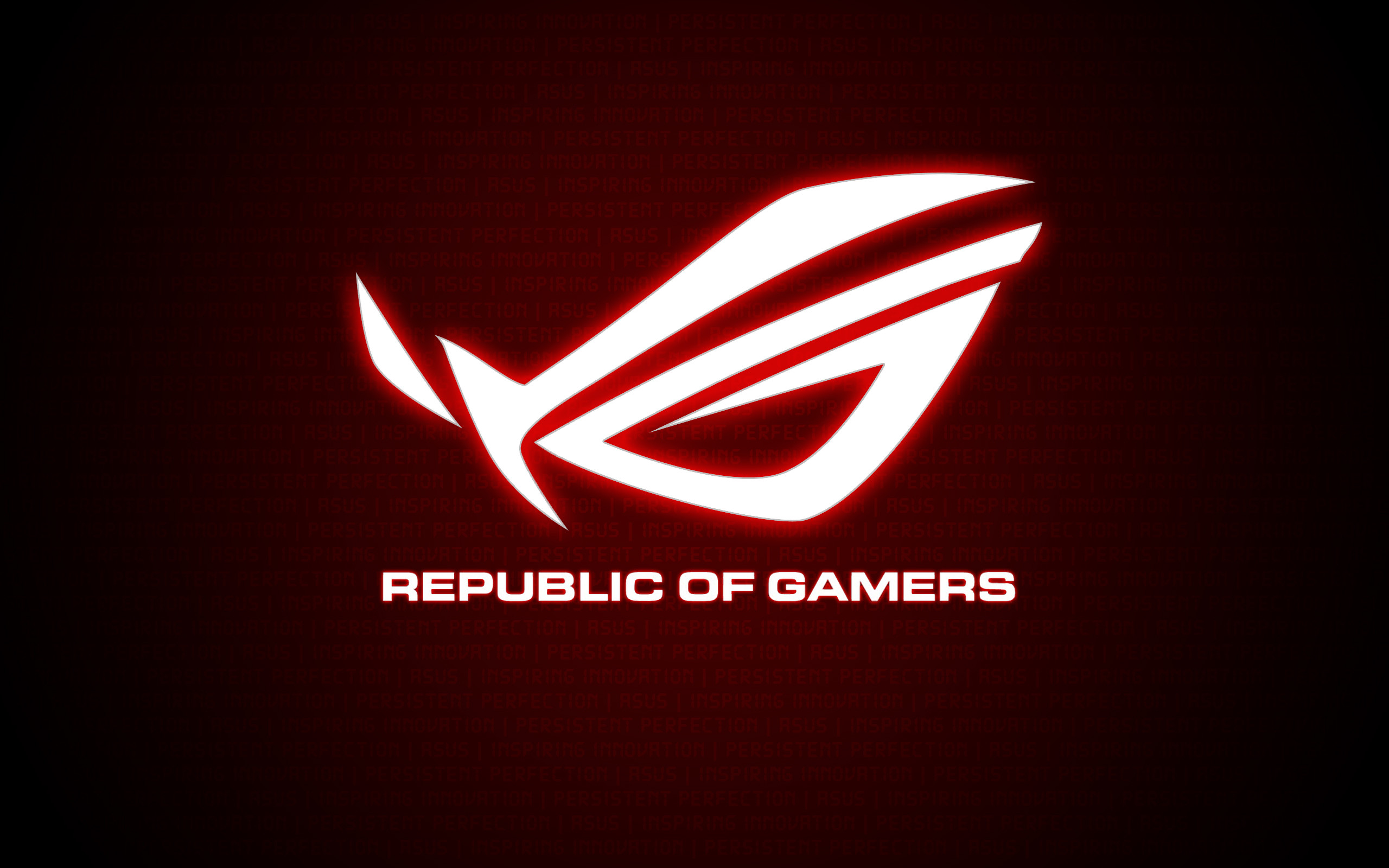 ASUS ROG, Republic of Gamers, Bianco luminoso, Rosso, 16:10 2K, sfondo widescreen