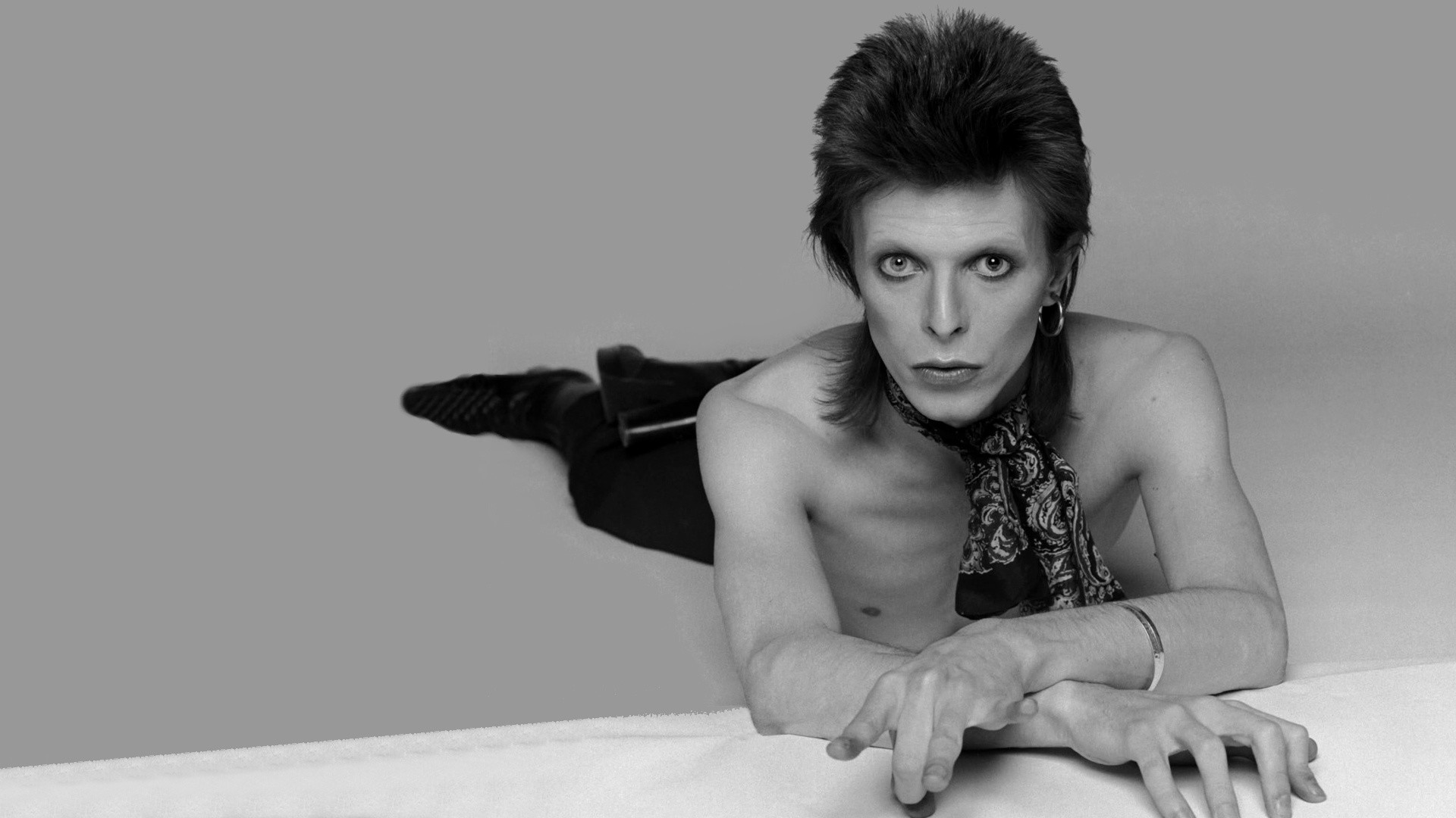 David Bowie, Ziggy Stardust, Bianco e nero, Servizio fotografico, sfondo per portatile