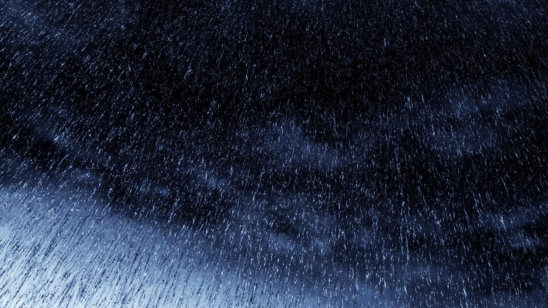 Pioggia, Acquazzone, Blu scuro, Full HD, sfondo per PC