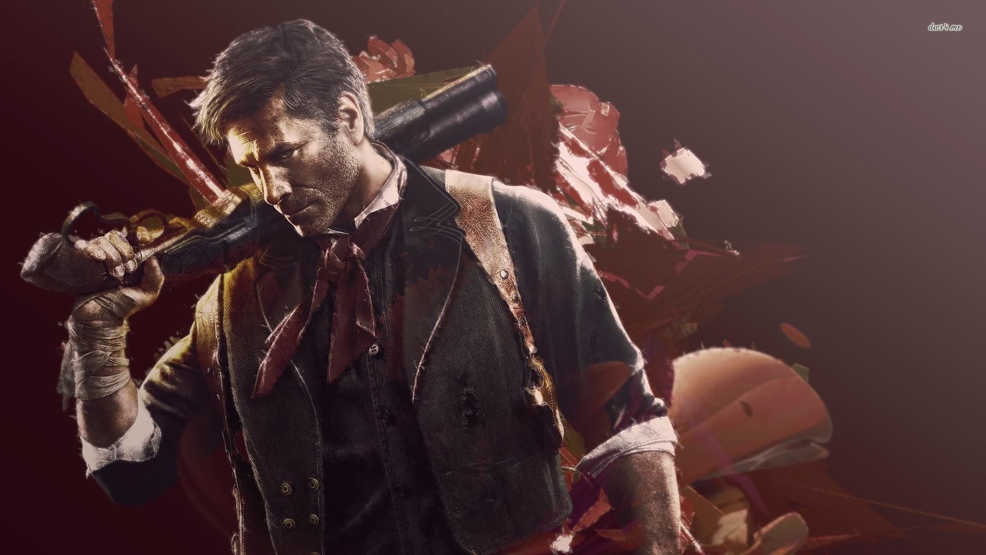 Booker DeWitt, BioShock Infinite, Fucile, 16:9 Full HD, wallpaper widescreen