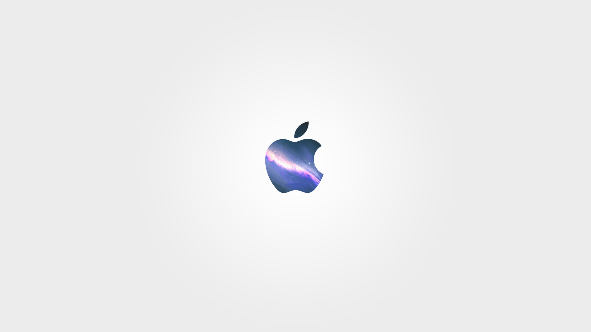 Logo Apple, Sfondo bianco, Minimalista, wallpaper Mac