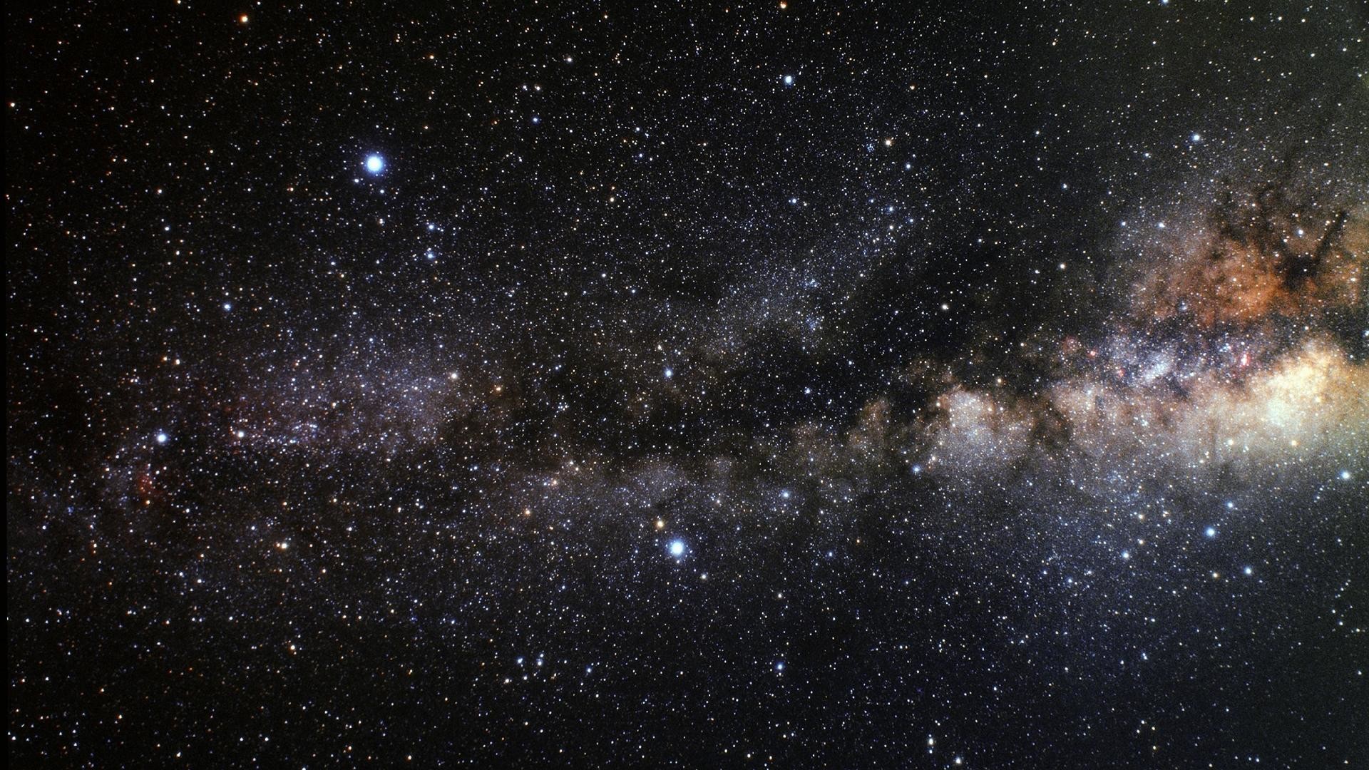Via Lattea, Stelle, Cielo notturno, Spazio, Full HD, sfondo Windows 11