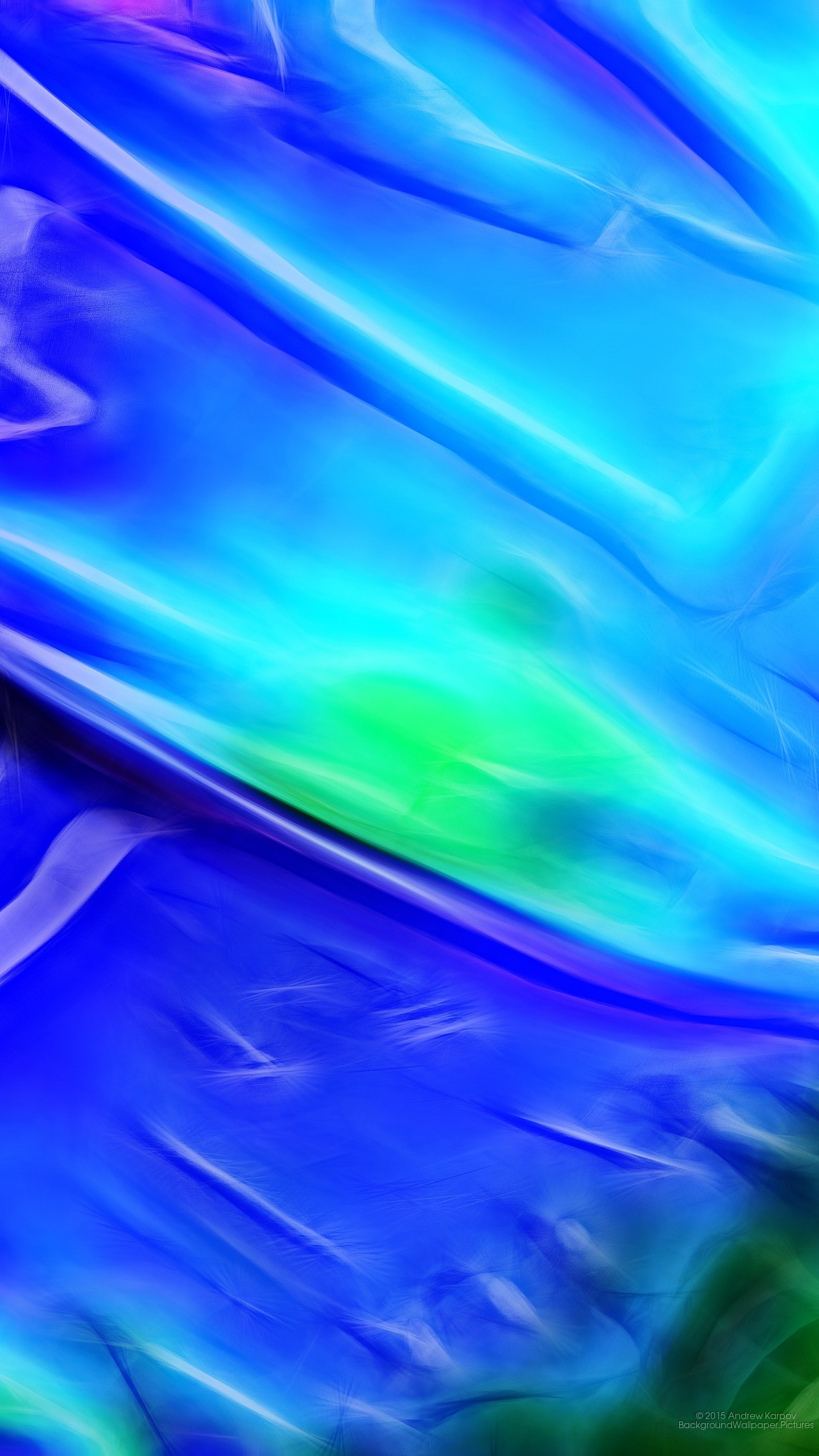 Astratto, Blu, Pittura digitale, QHD+, wallpaper per smartphone