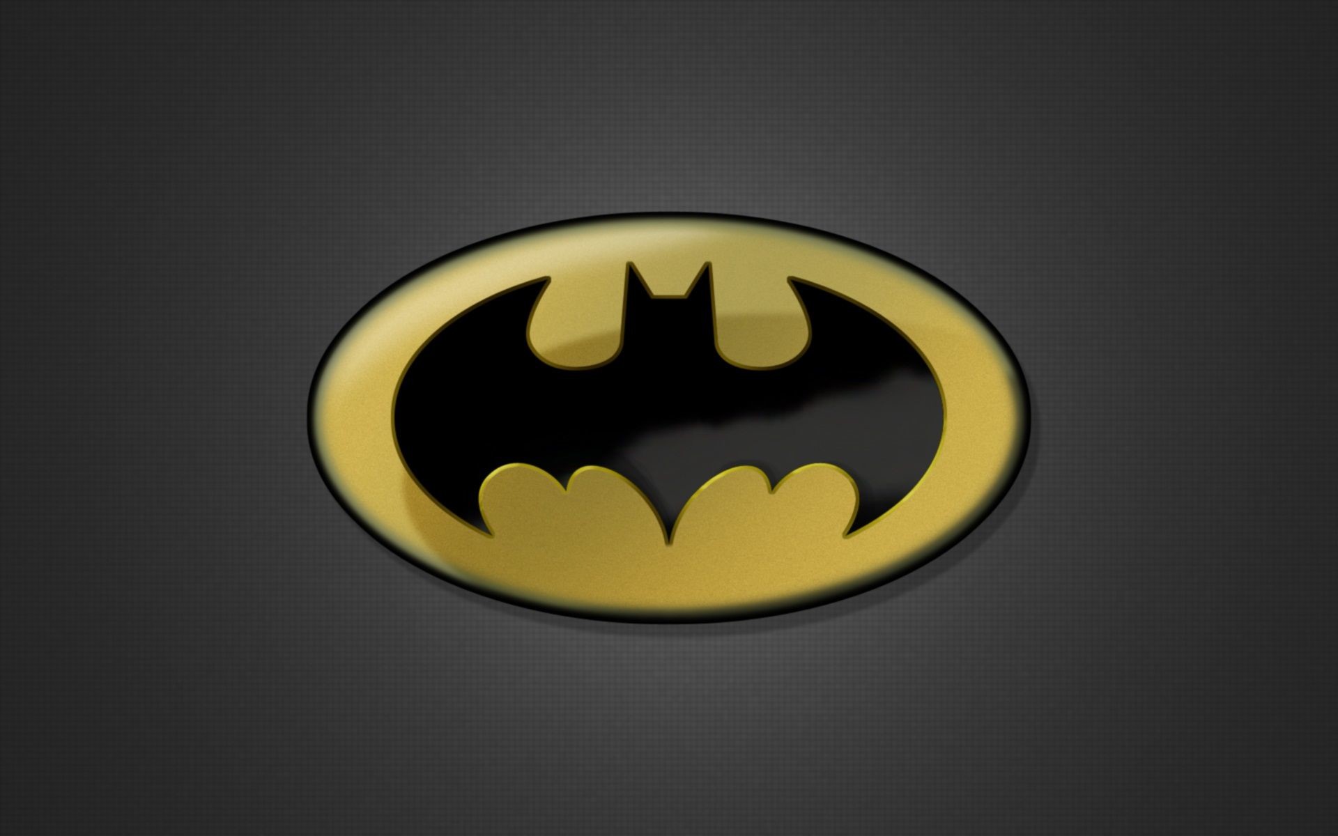 Logo di Batman, Giallo, Classico, 1920x1200, sfondo MacBook Pro