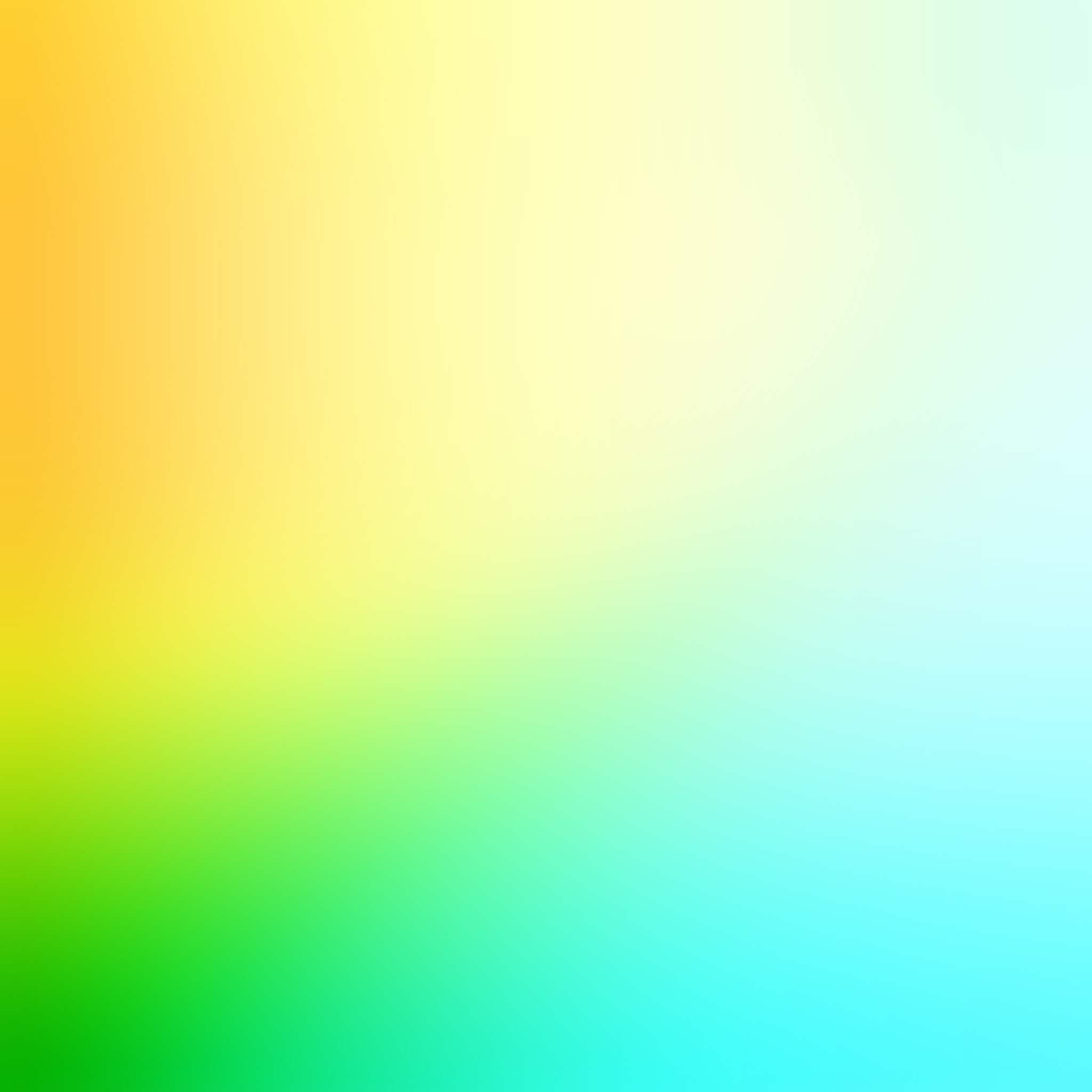 Gradiente, Giallo, Verde, Azzurro, sfondo iOS 7 verticale