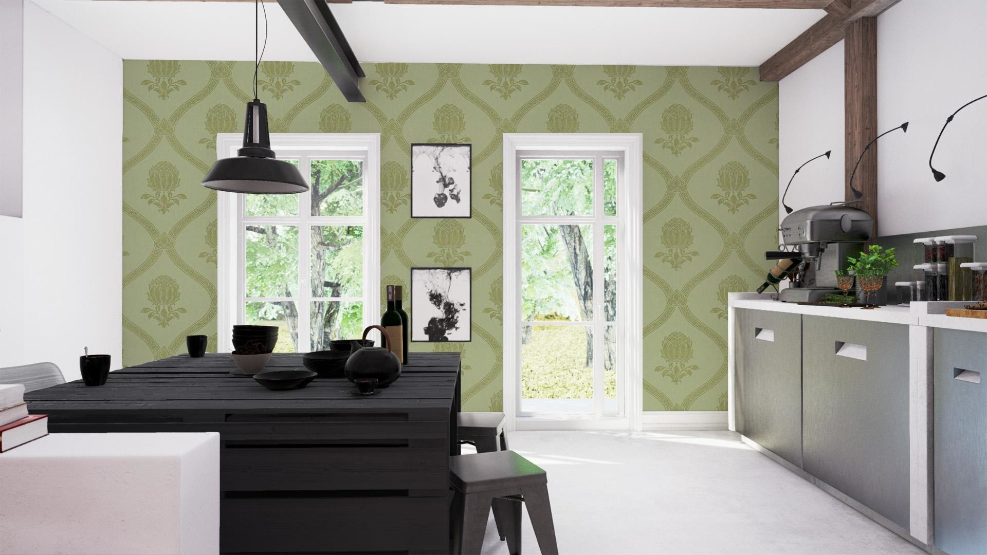 William Morris, Cucina, Interno, Verde, Full HD 1080p, sfondo desktop