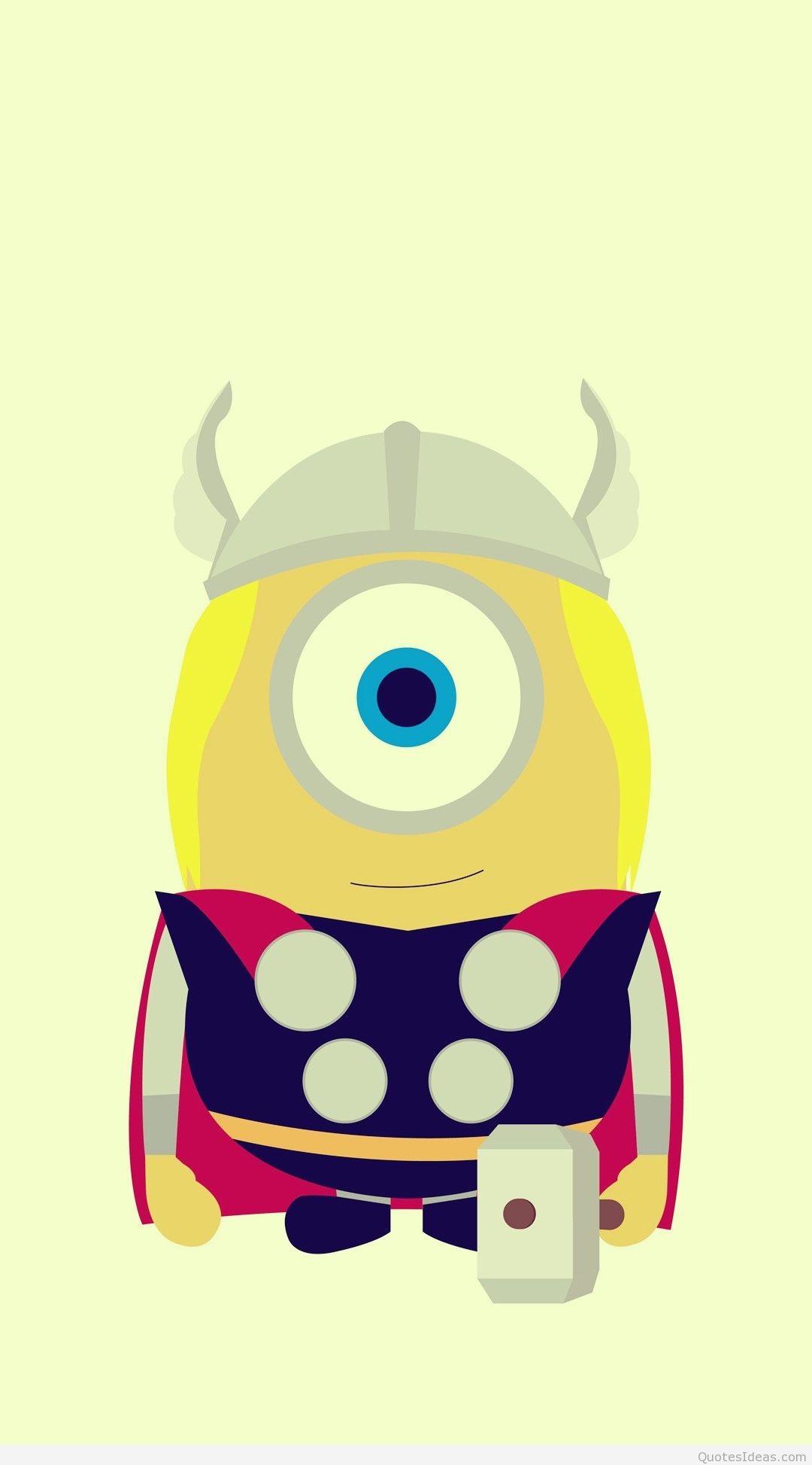 Minions, Thor, Marvel, Minimalista, Full HD, sfondo verticale per cellulare