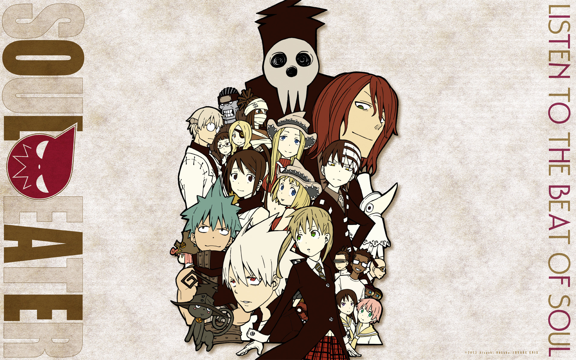 Soul Eater, Logo, Personaggi, Manga, 1920x1200, sfondo per PC
