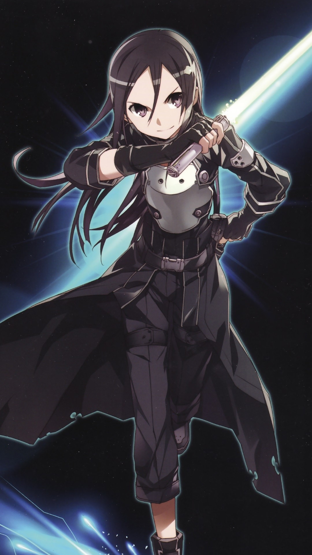 Kirito, Sword Art Online II, Gun Gale Online, Spada laser, wallpaper per iPhone e Android