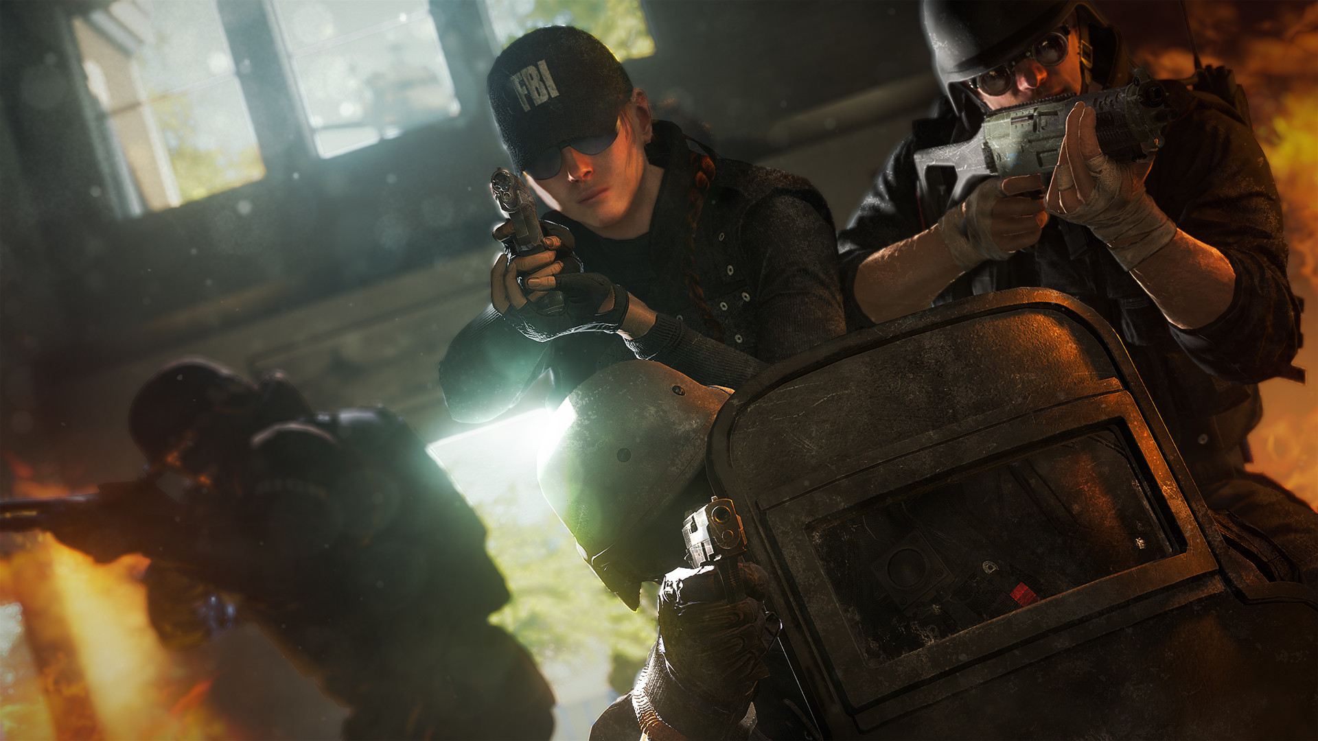 Tom Clancy's Rainbow Six Siege, Scudo, Operatori, Breccia, Full HD, wallpaper per portatile