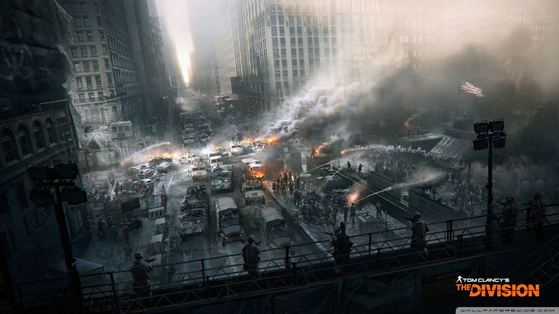 Tom Clancy's The Division, New York, Città in rovina, Logo, 1920x1080, immagine di sfondo