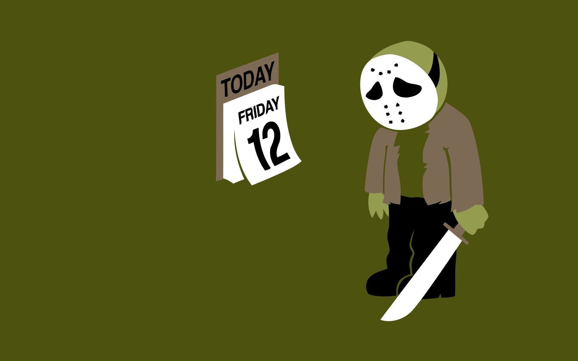 Jason Voorhees, Venerdì 13, Calendario, Umorismo, Full HD, sfondo per portatile