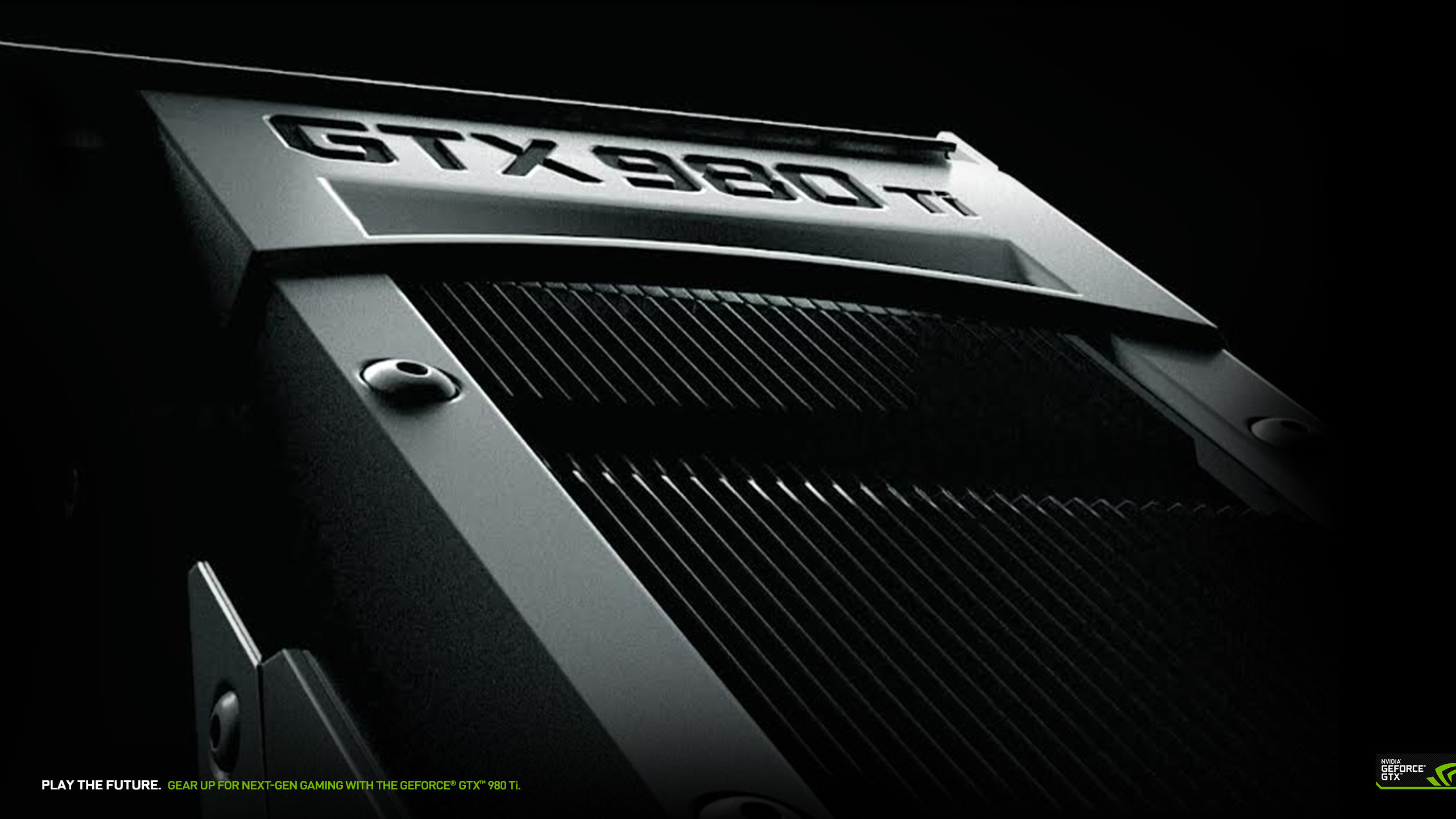 GeForce GTX 980 Ti, Nvidia, Scheda video, Sfondo nero, 2K, wallpaper per computer