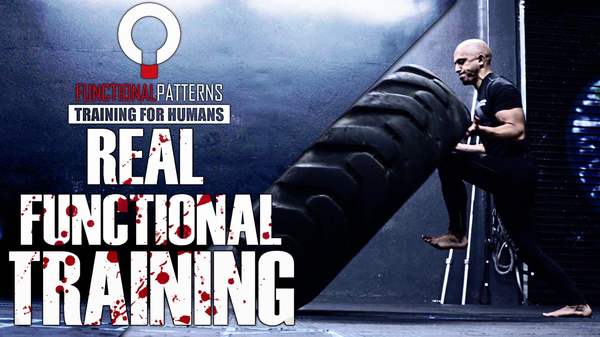 Functional Patterns, Allenamento funzionale, Pneumatico, Blu, Full HD, sfondo Windows 11