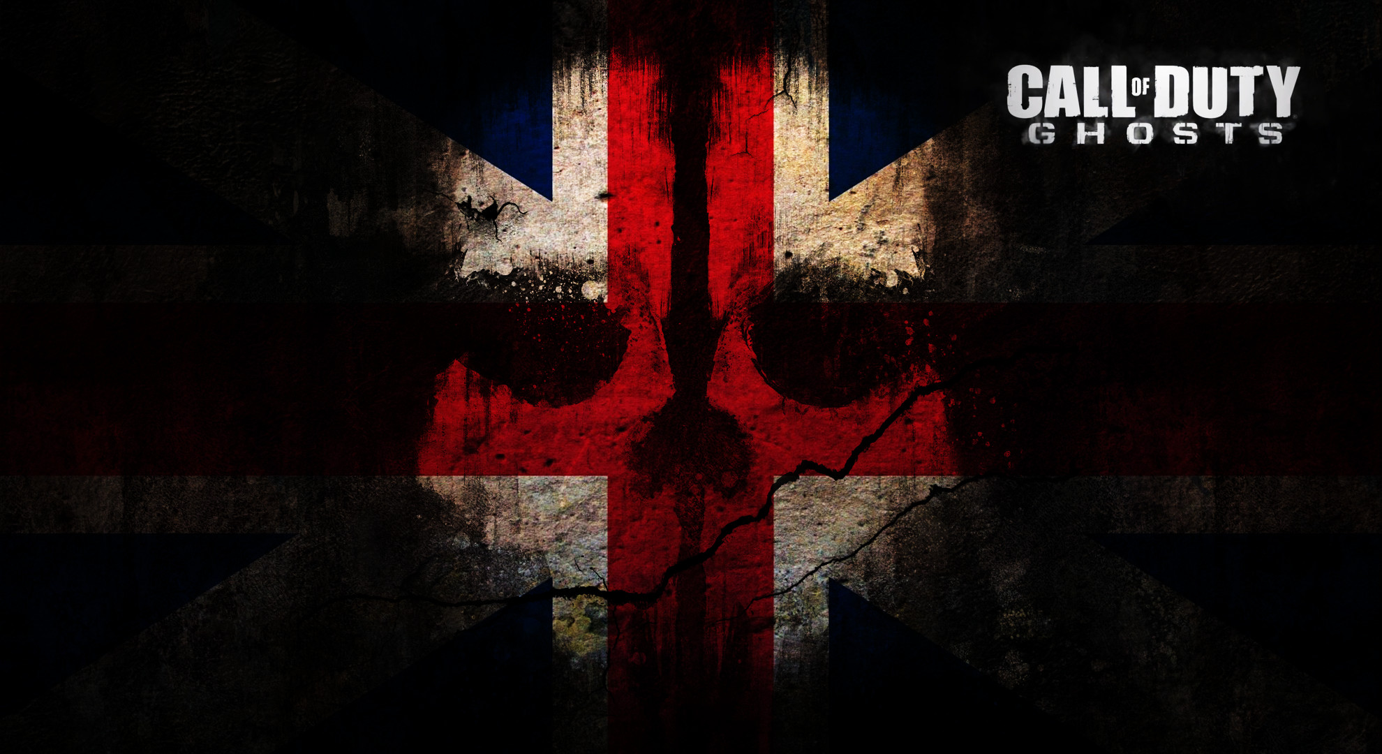 Call of Duty: Ghosts, Call of Duty, Union Jack, Teschio, Bandiera britannica, sfondo per PC
