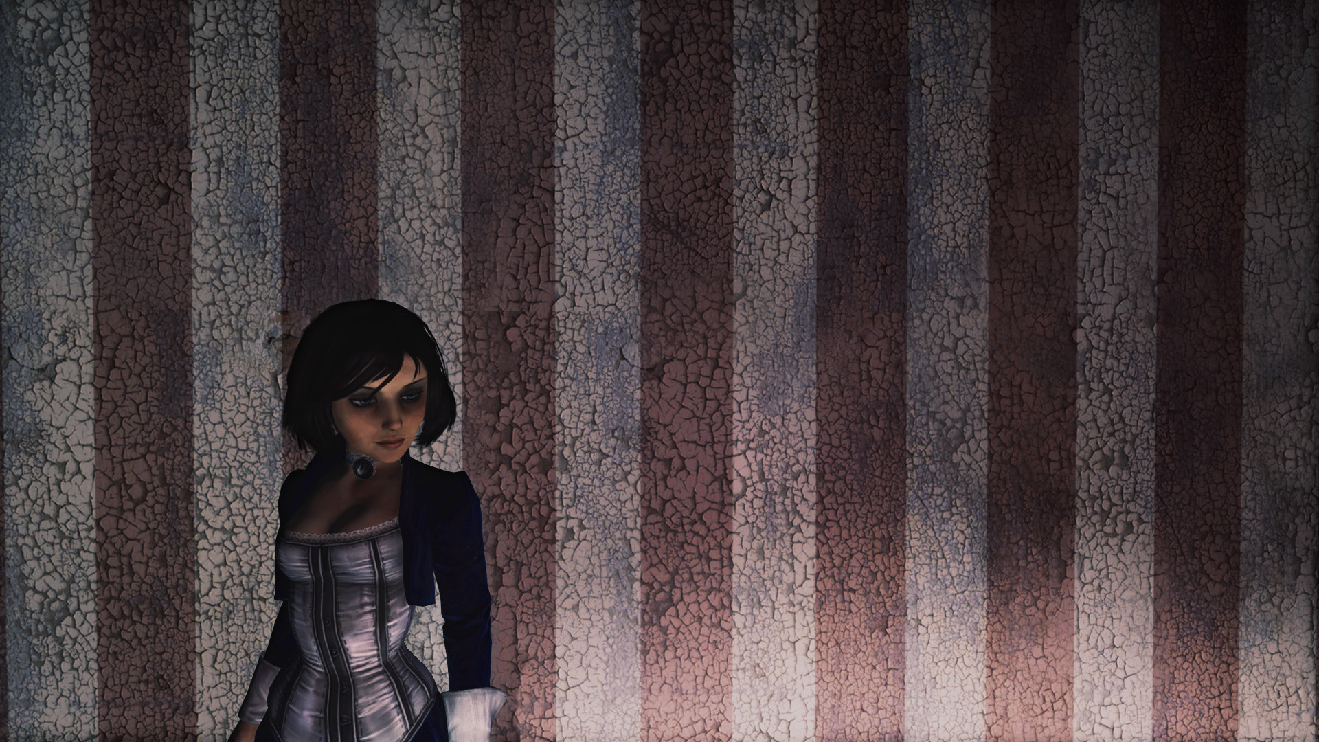 Elizabeth, BioShock Infinite, Righe, Full HD, sfondo Windows 11