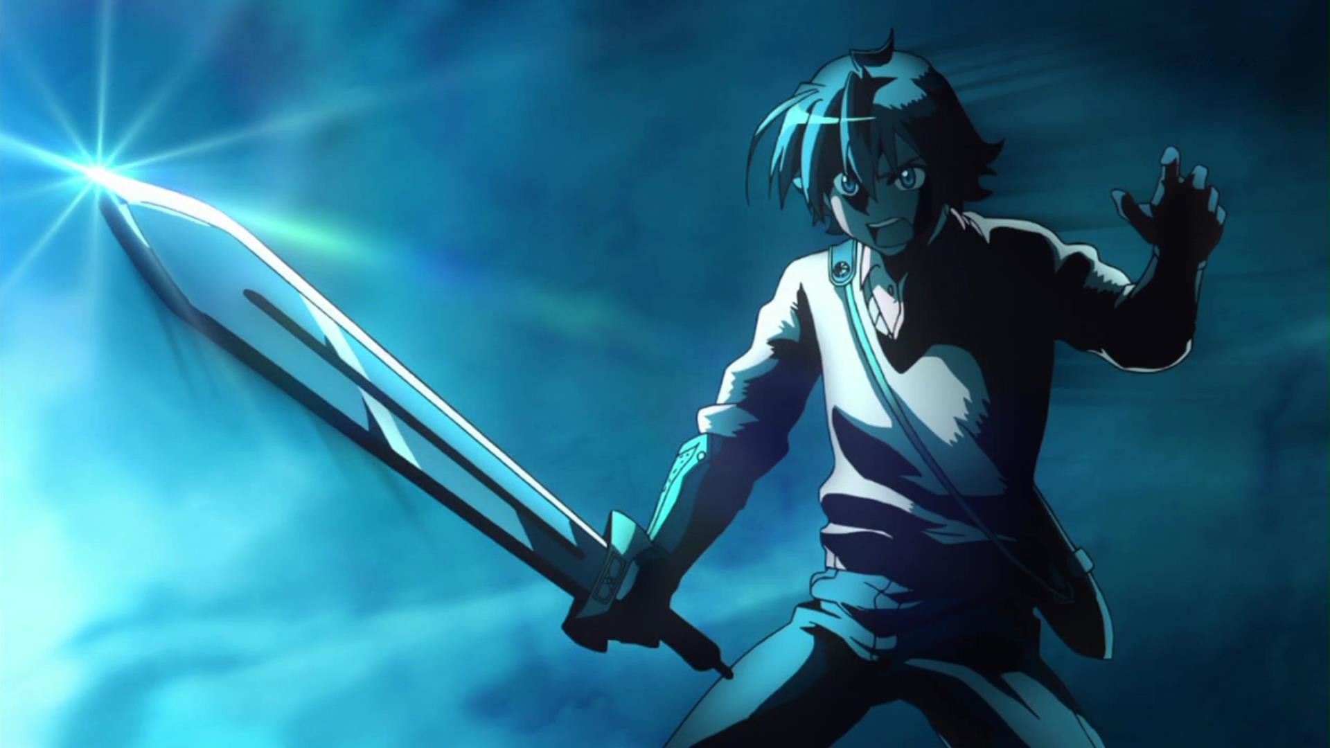 Tatsumi, Akame ga Kill!, Spada, Blu, Full HD, sfondo Windows 11