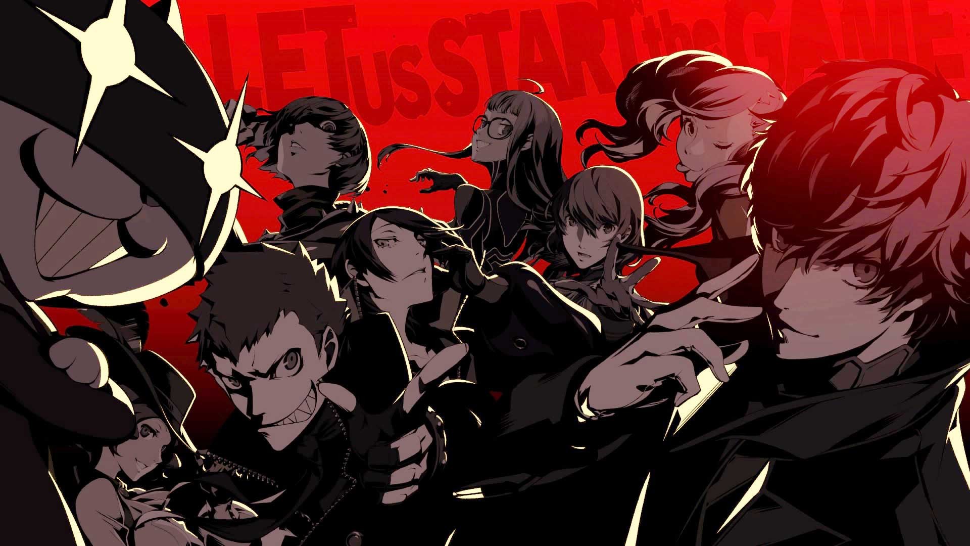 Phantom Thieves, Let Us Start the Game, Persona 5, 1920x1080, sfondo per PC
