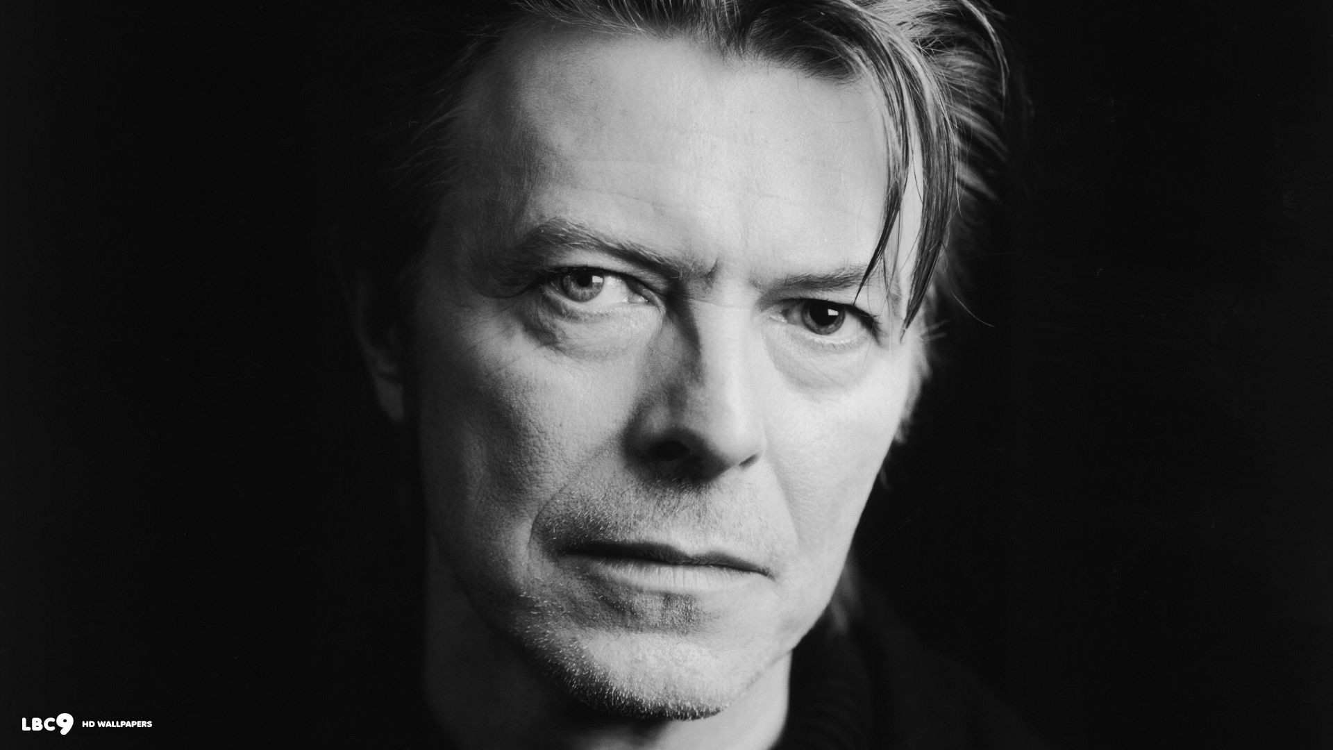 David Bowie, Ritratto, Bianco e nero, Primo piano, Full HD 1080p, sfondo desktop