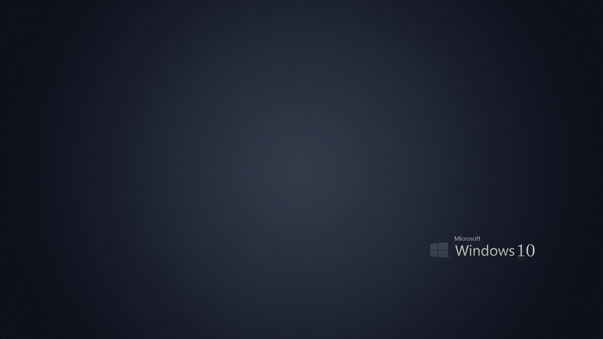 Windows 10, Logo Microsoft, Sfondo scuro, Minimalista, Full HD, wallpaper per computer