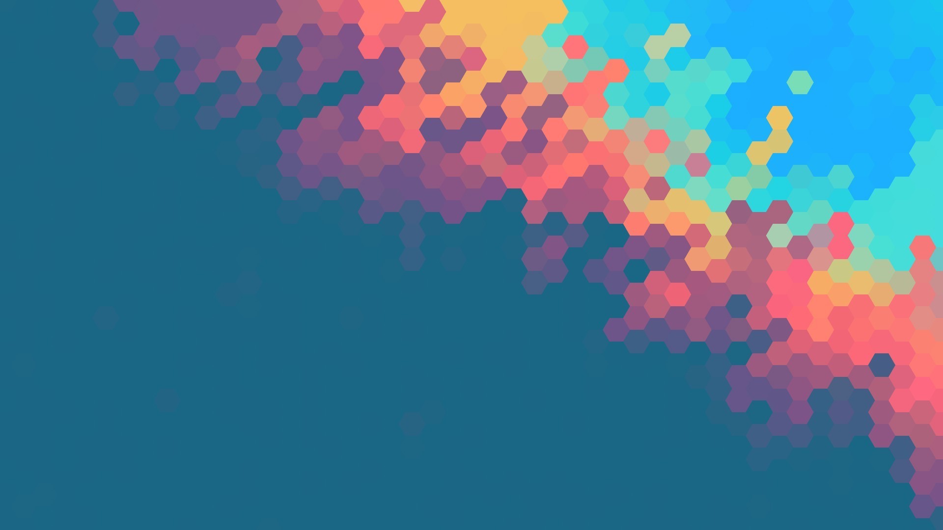 Esagoni, Mosaico, Colori pastello, Full HD, sfondo per portatile
