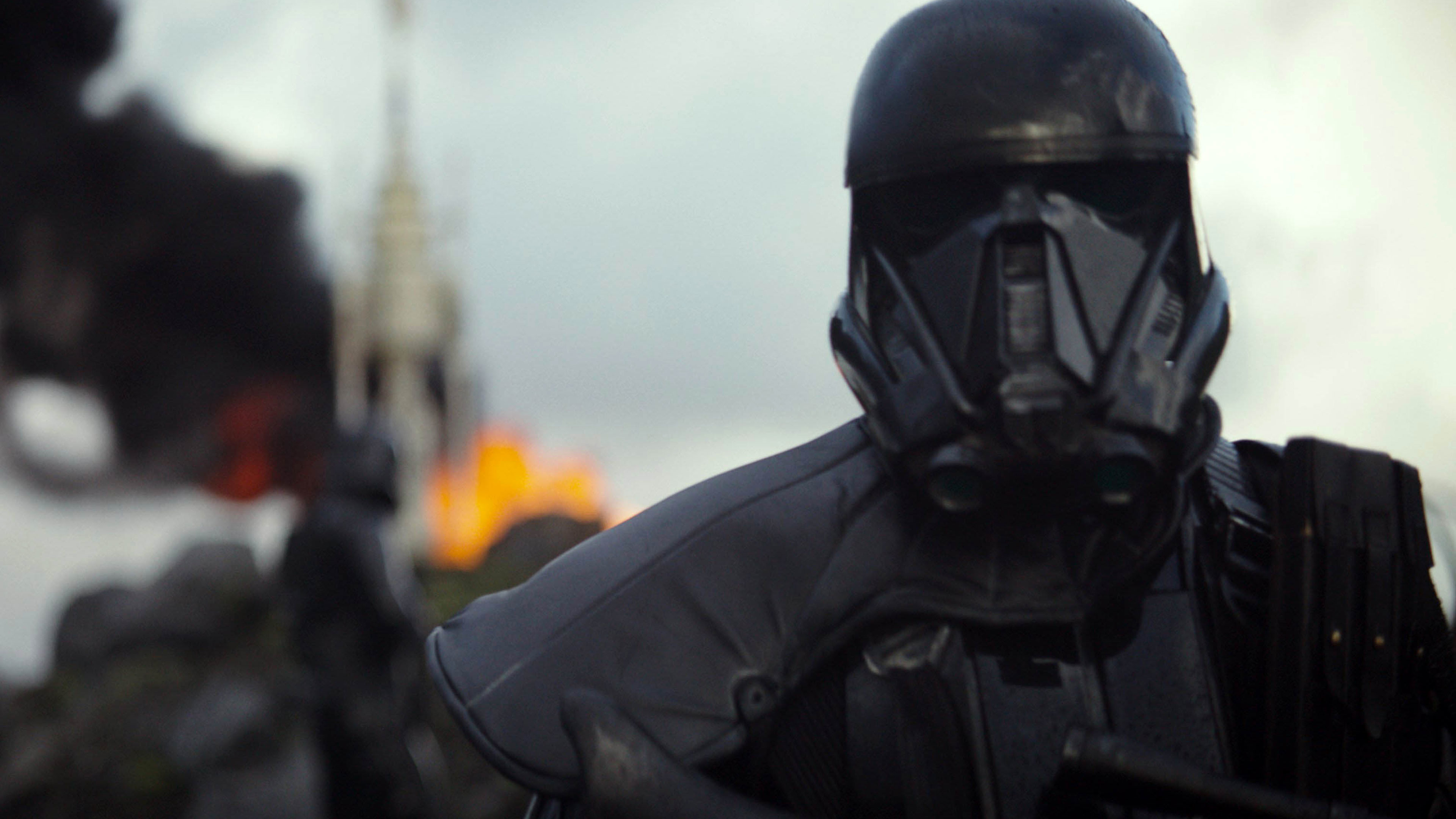 Death Trooper, Rogue One: A Star Wars Story, Fumo, Primo piano, 4K, sfondo per PC e portatile