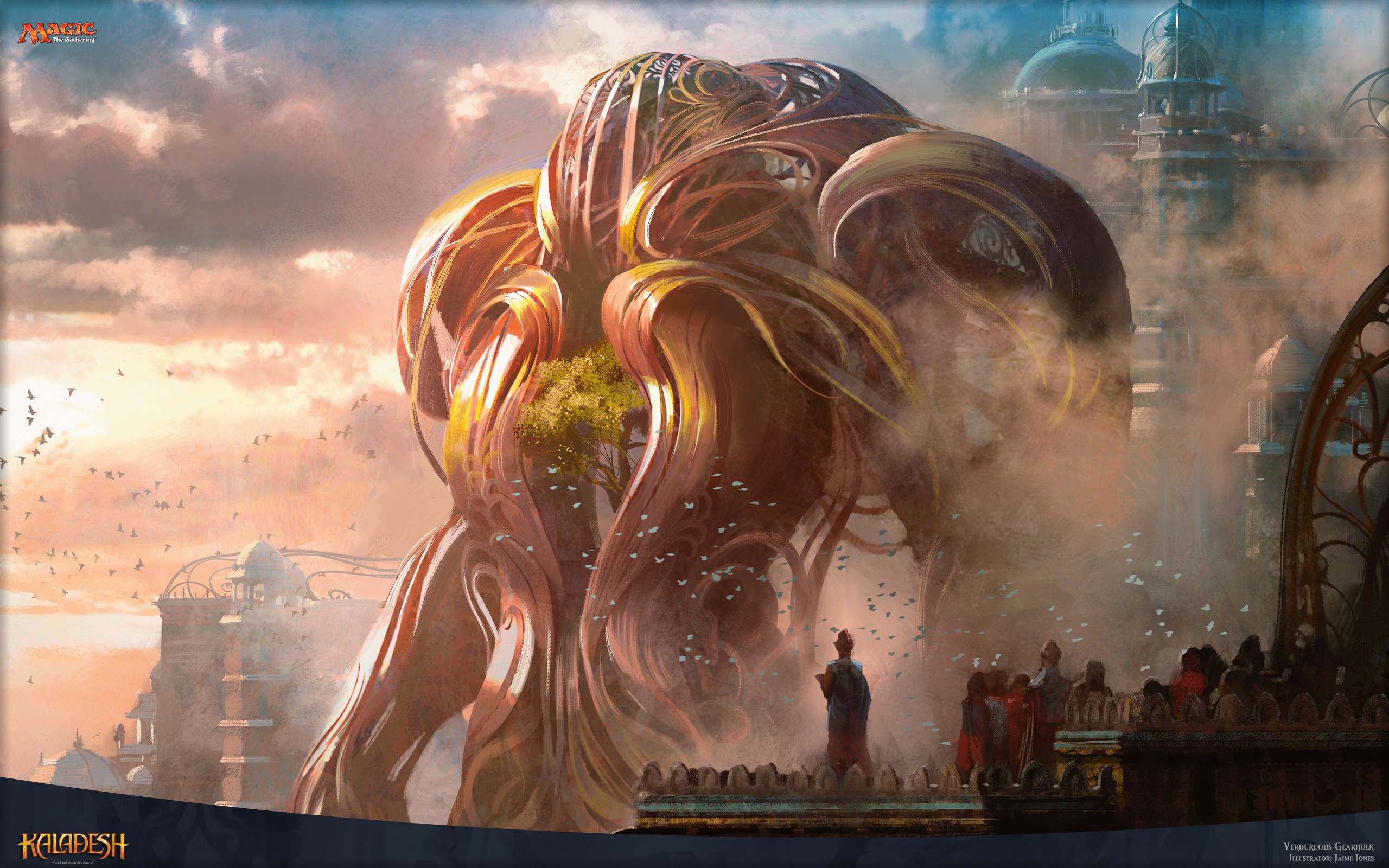 Kaladesh, Magic: The Gathering, Creatura, Città, 2560x1600, sfondo MacBook Pro