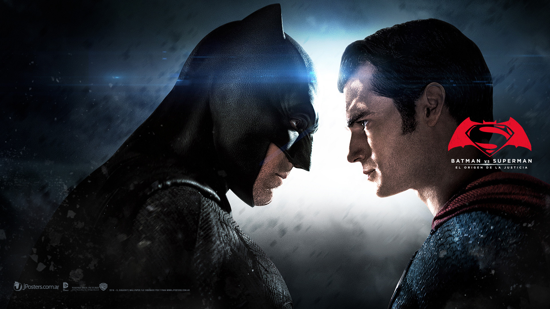 Batman, Superman, Ben Affleck, Henry Cavill, Batman v Superman: Dawn of Justice, Faccia a faccia, immagine di sfondo
