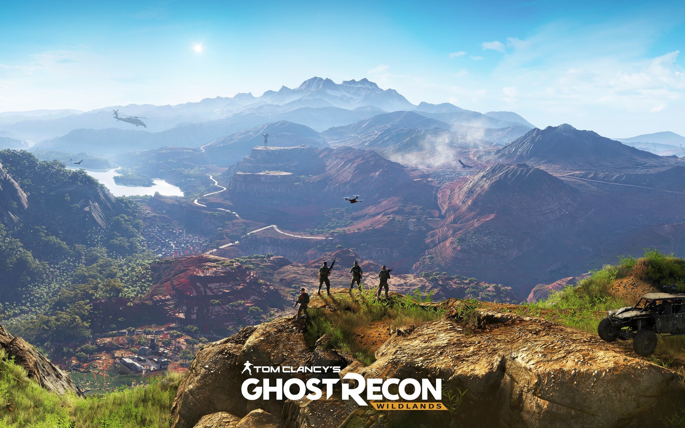 Tom Clancy's Ghost Recon Wildlands, Soldati, Montagne, Valle, 2K, sfondo per portatile