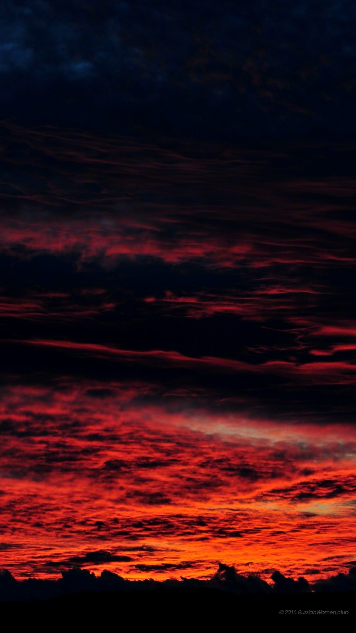Tramonto, Nuvole rosse, Crepuscolo, Cielo, schermata Home Asus Zenfone 3