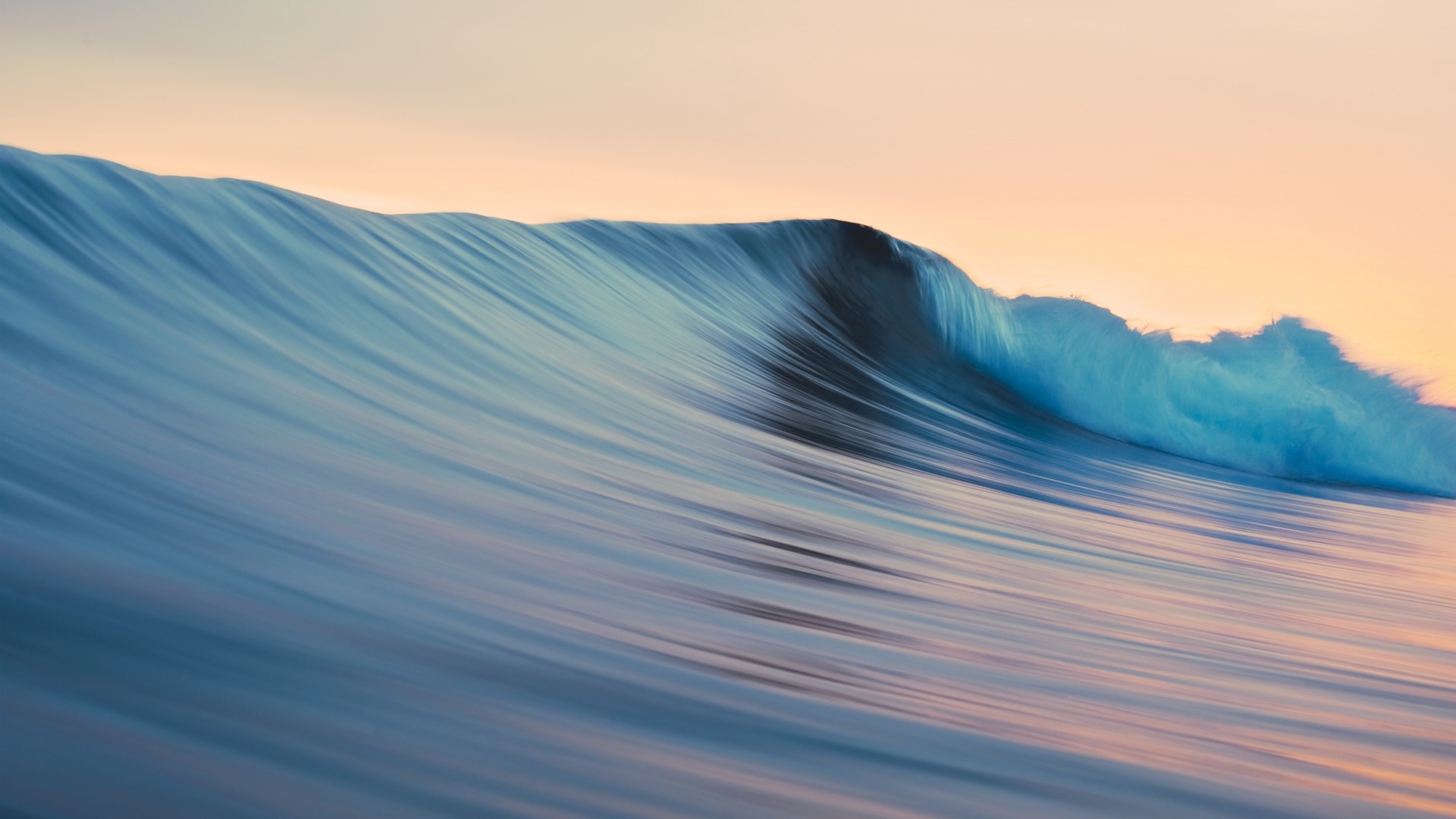 Onda, Oceano, Mosso, Pastello, Full HD, wallpaper per portatile
