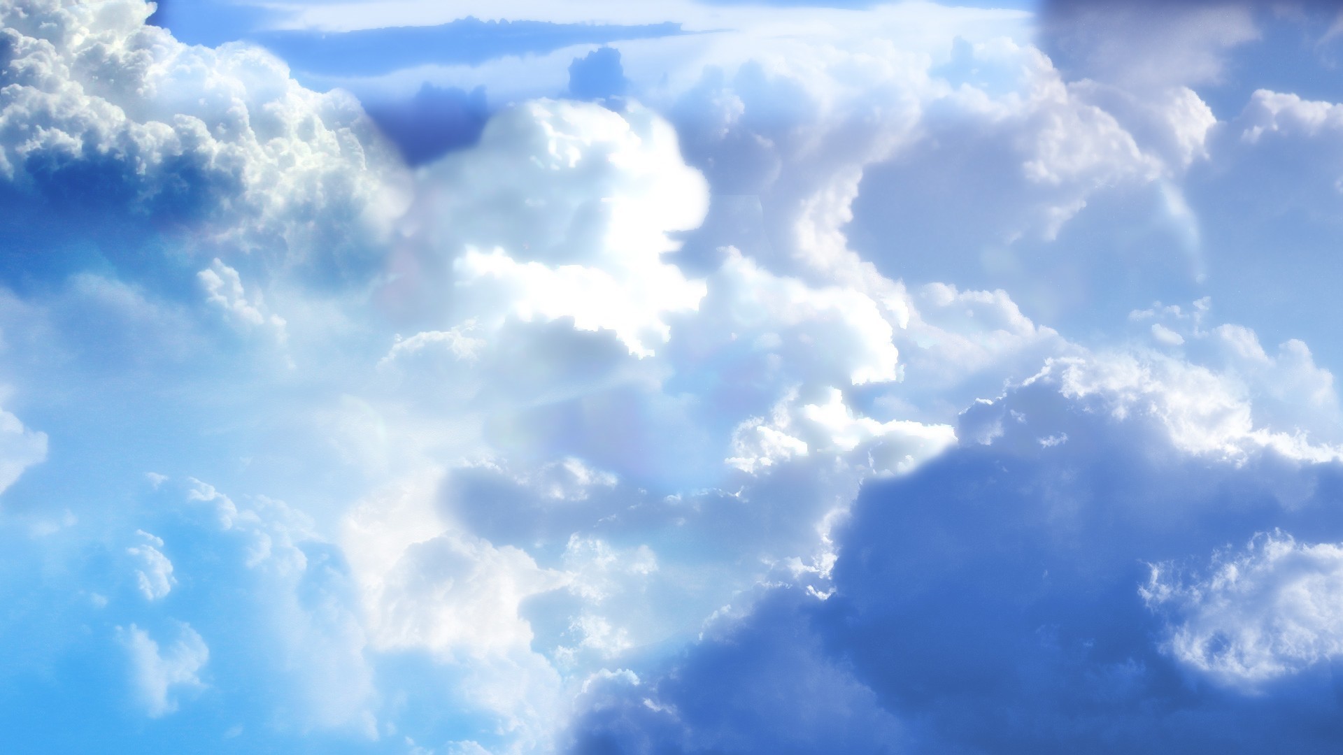 Nuvole, Cielo, Cumuli, Full HD, sfondo per PC