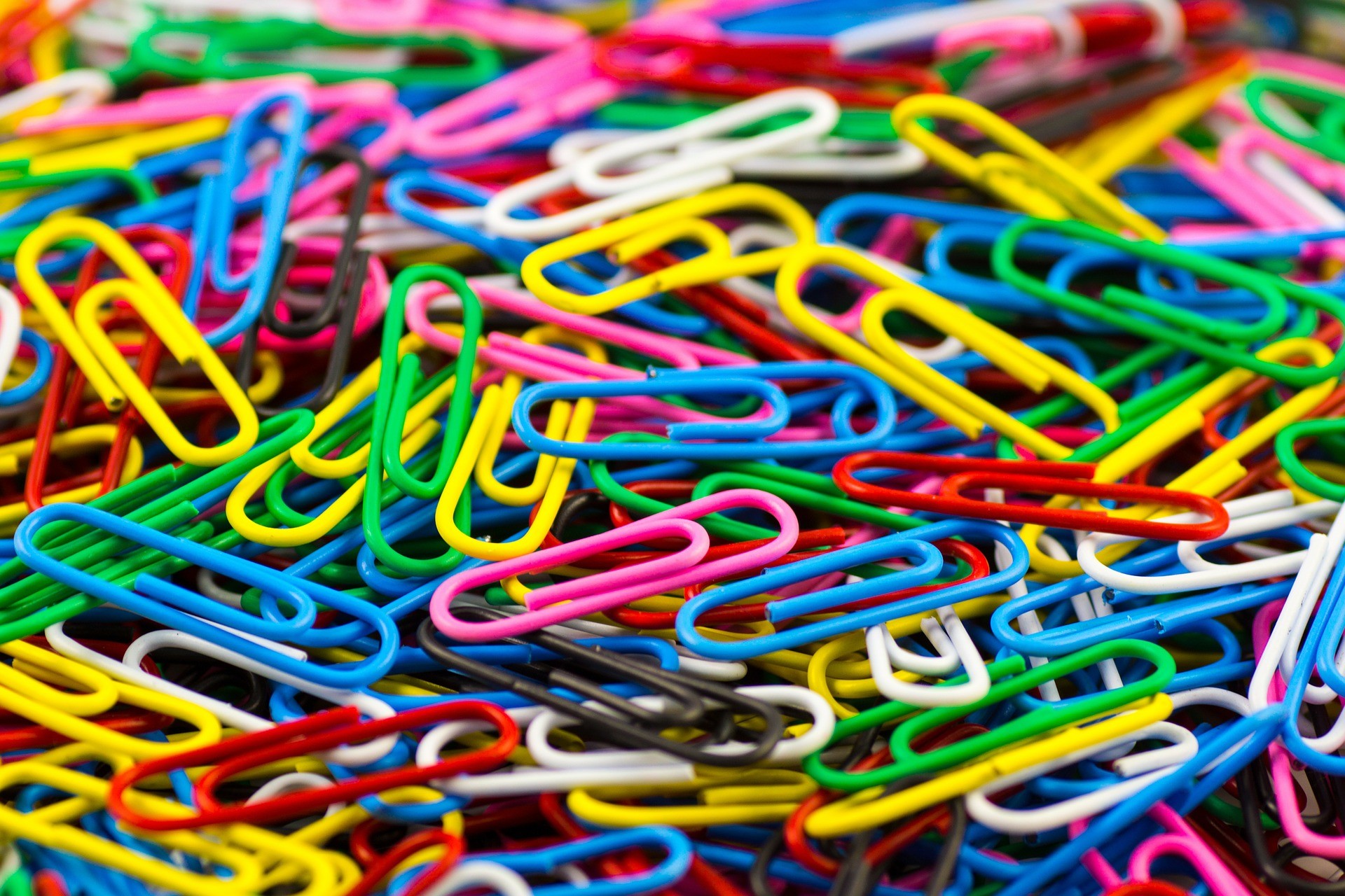 Graffette colorate, Fermagli, Macro, Multicolore, Full HD, wallpaper PC