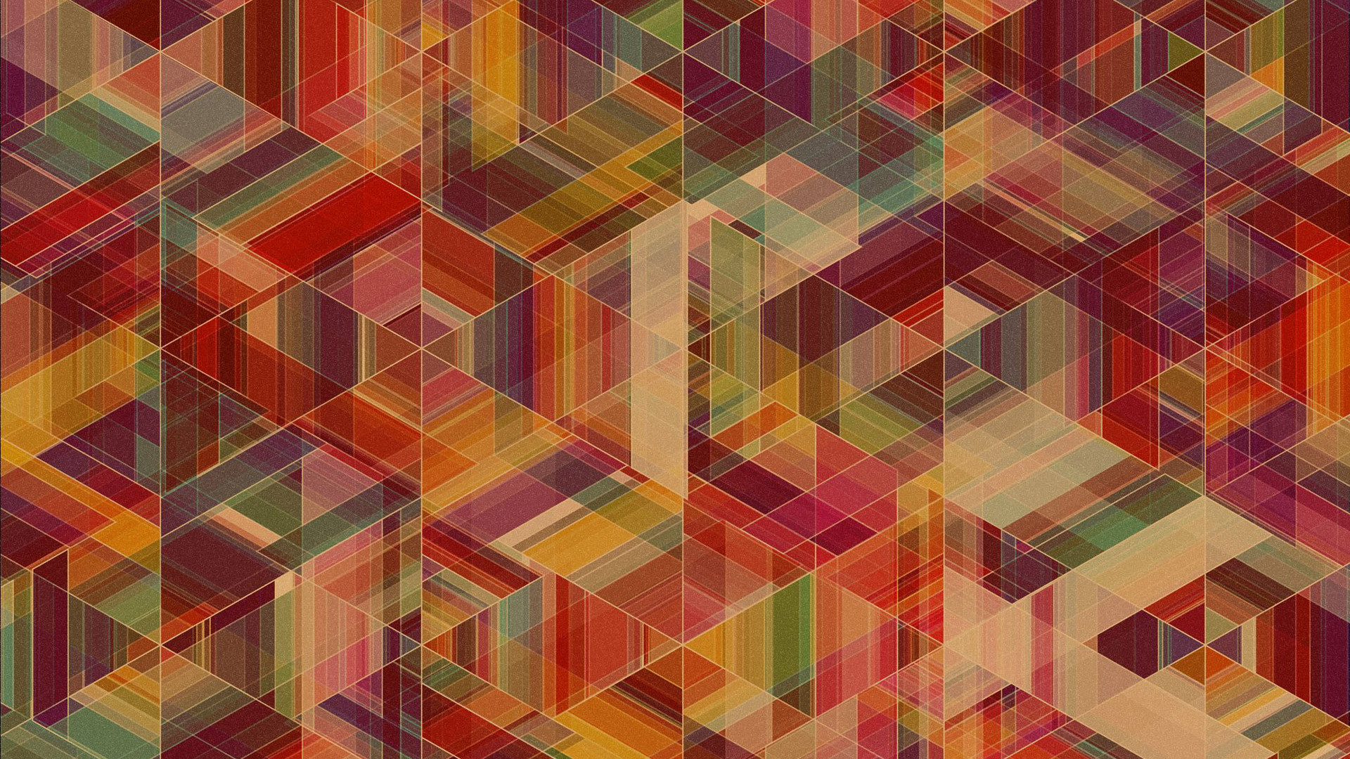 Linee intrecciate, Motivo astratto, Rosso, Arte geometrica, Full HD, sfondo per portatile